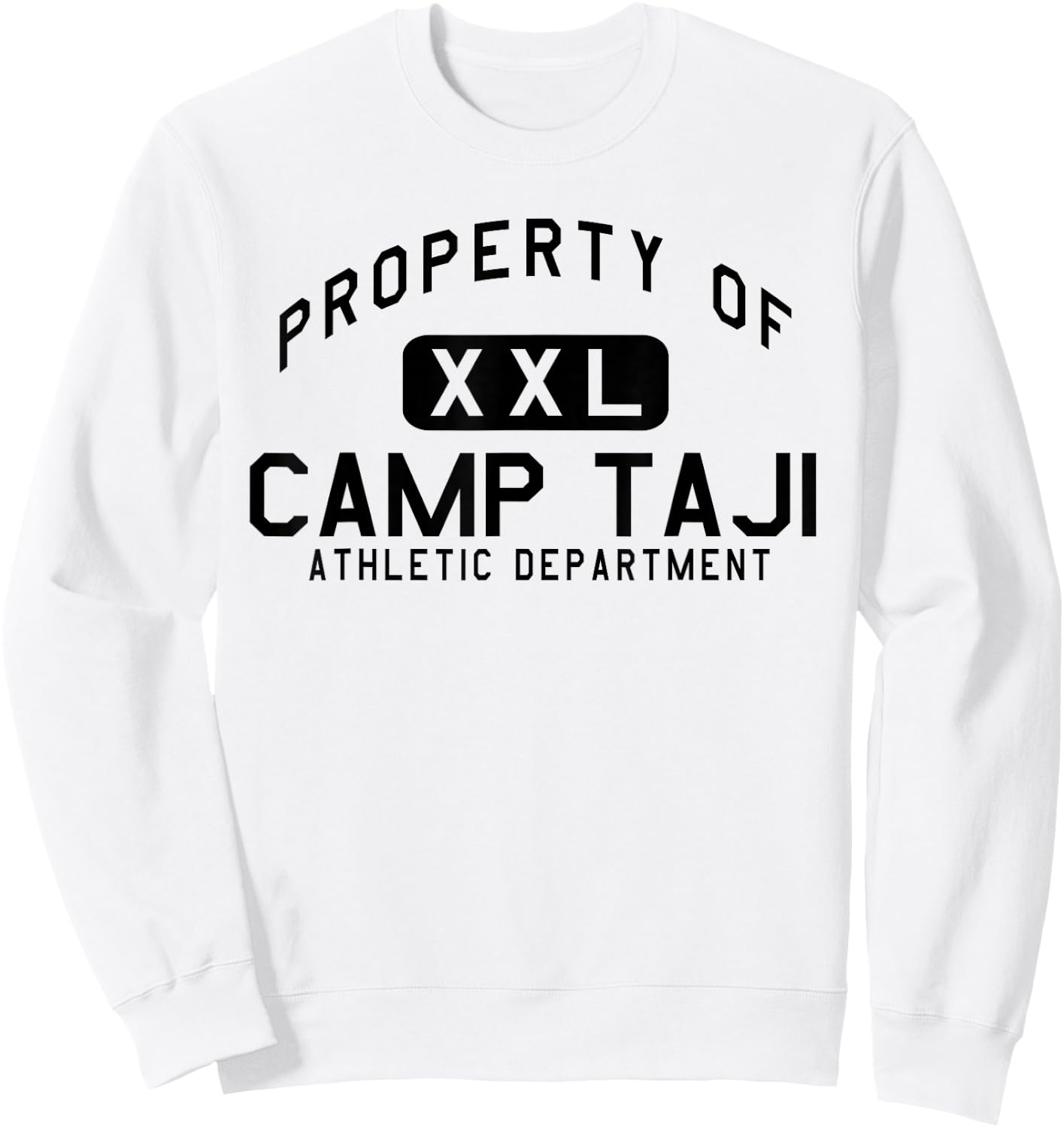 Property of Camp Taji Athletic Department Sweatshirt - Sweatshirt | White