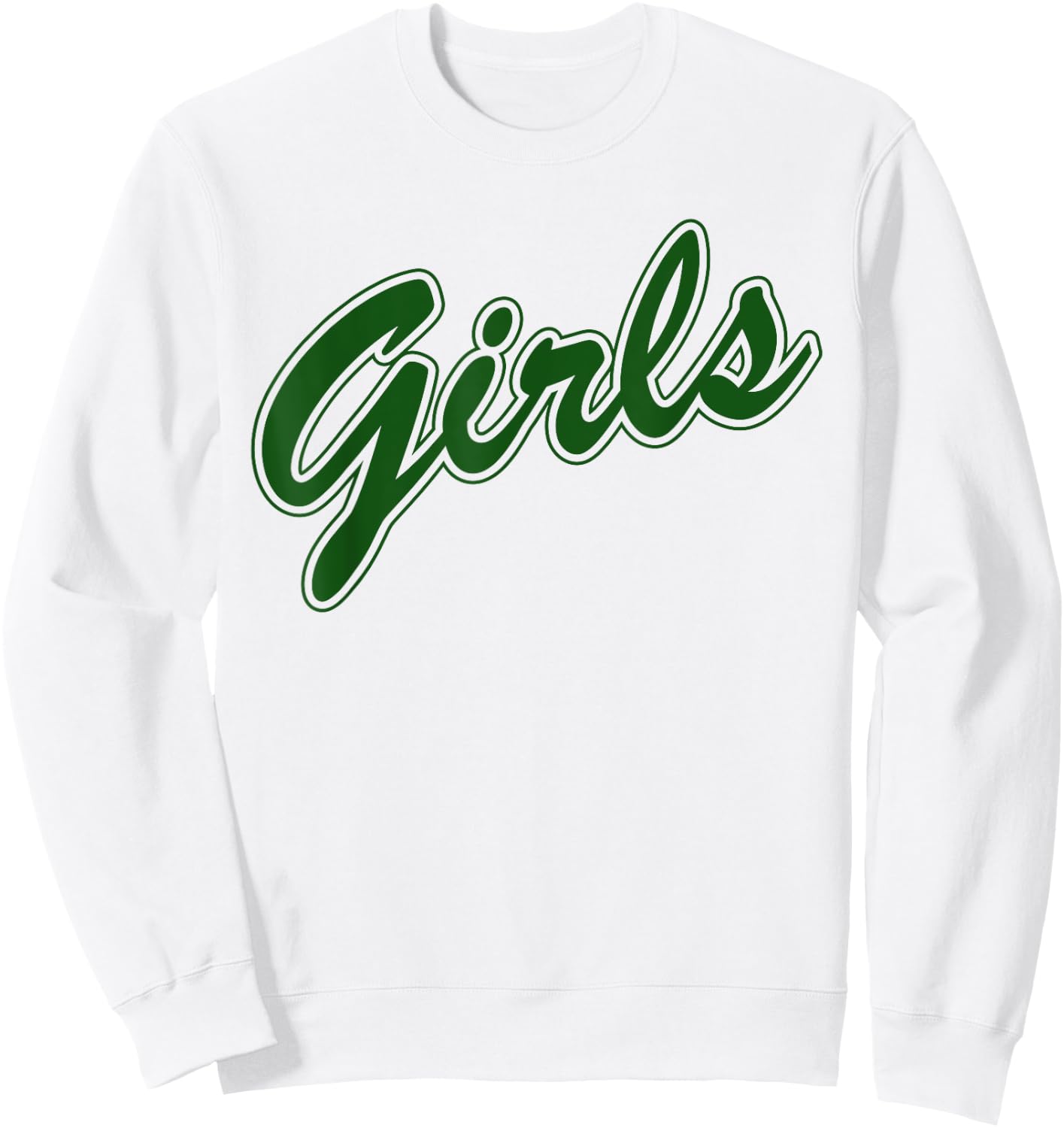 Girls Shirt Friends Green Graphic , grey Sweatshirt - Sweatshirt | White