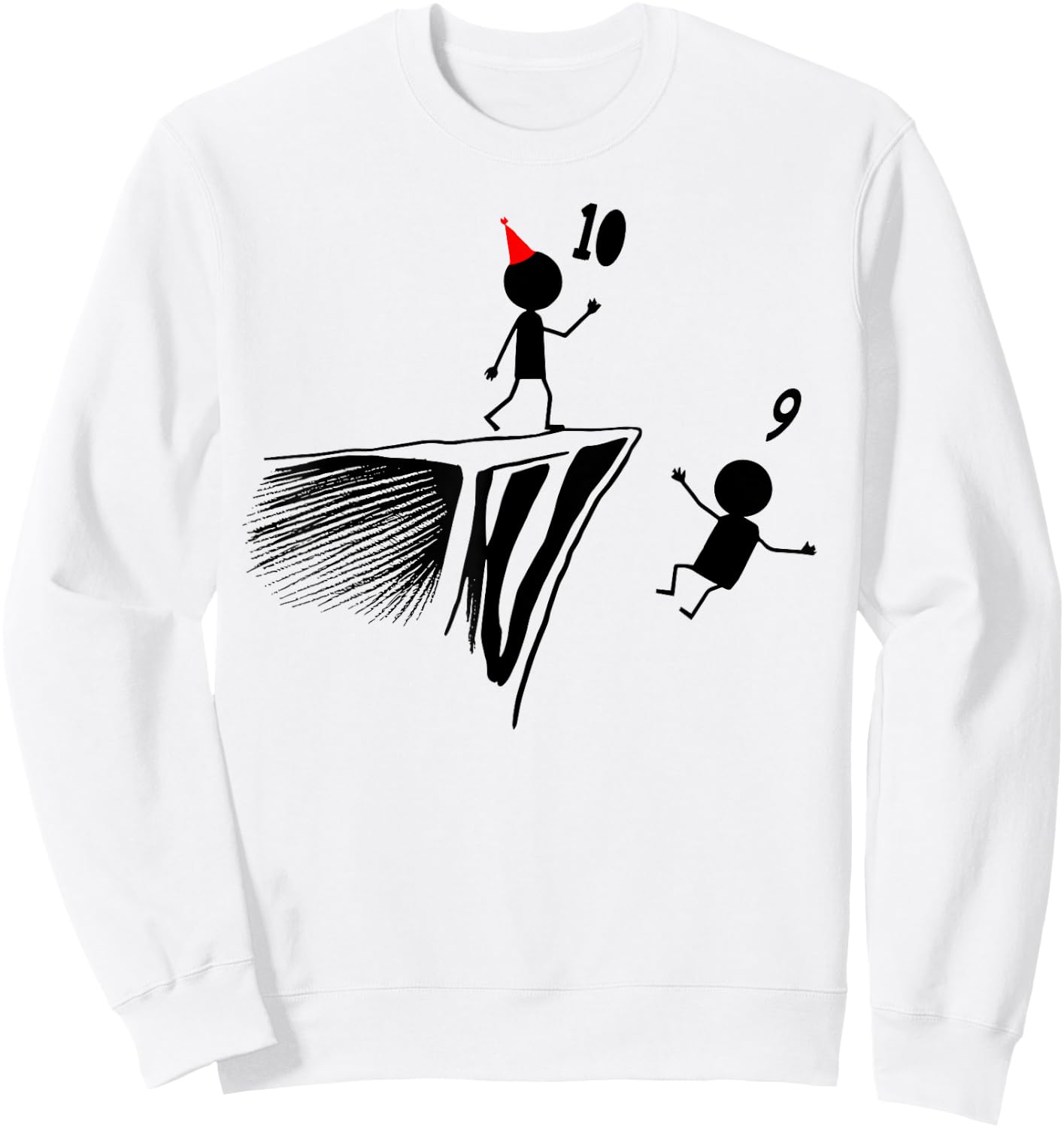 10th Birthday Party Funny 10 Years Old Birthday Teens Sweatshirt - Sweatshirt | White