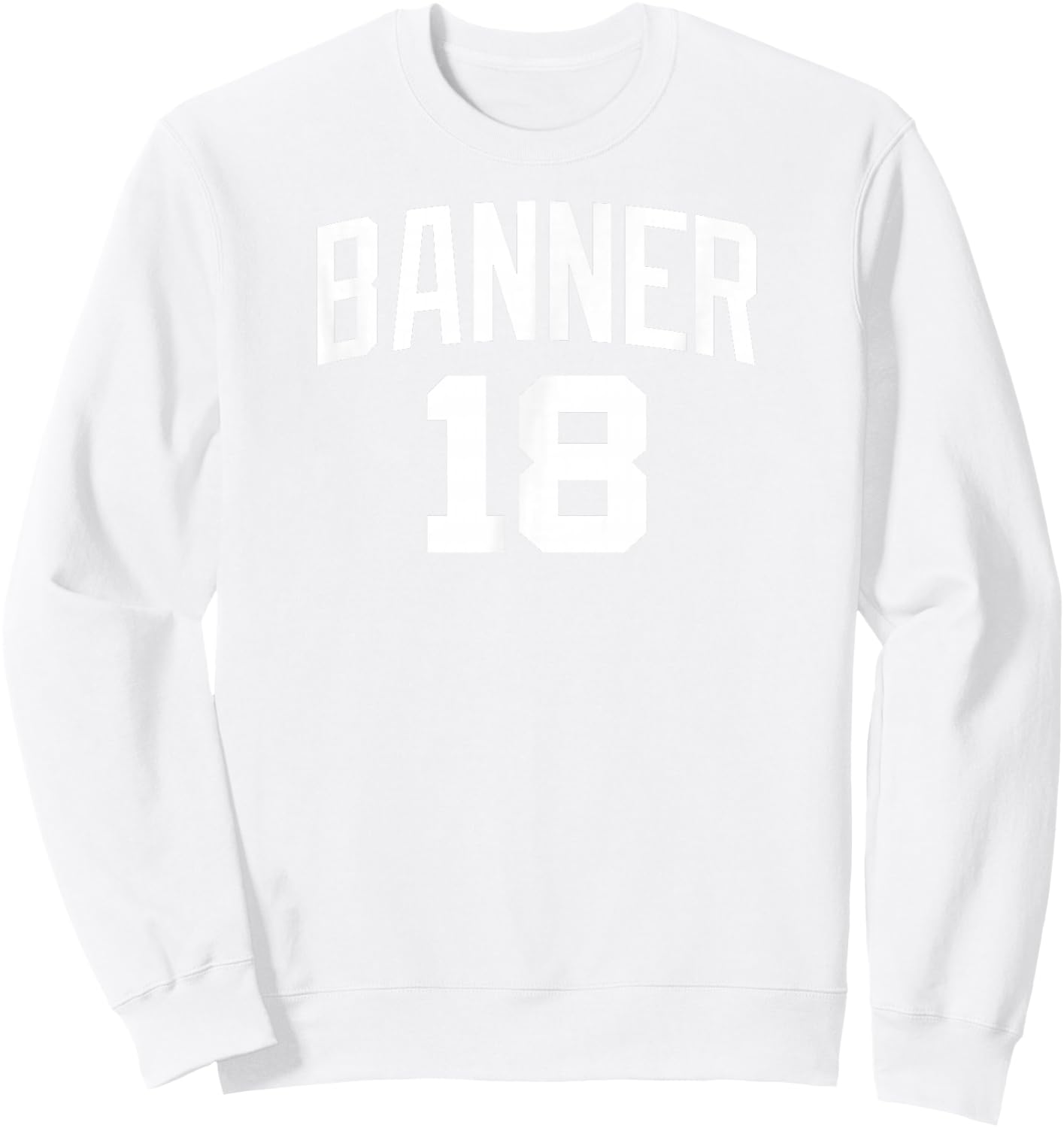 Banner 18 - Boston Basketball Sweatshirt - Sweatshirt | White