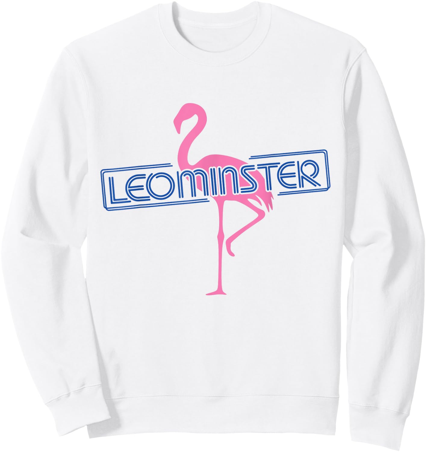 Leominster MA Flamingo Sweatshirt - Sweatshirt | White