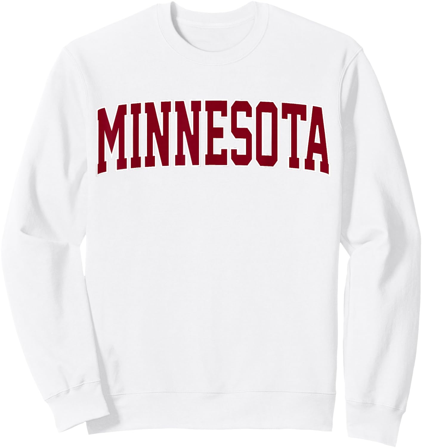 Retro Minnesota Vintage Minnesota Gold Maroon Throwback Sweatshirt - Sweatshirt | White