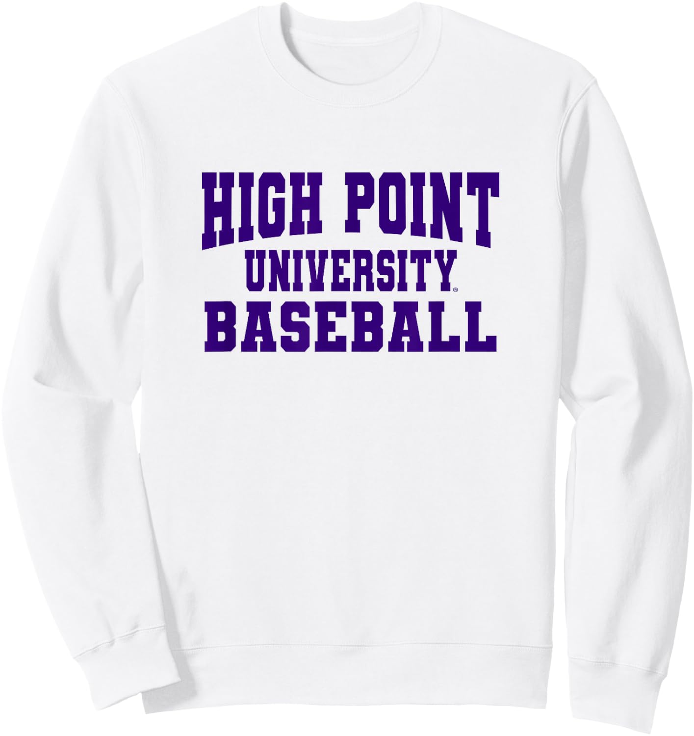 High Point Panthers University Baseball Sports Fan Sweatshirt - Sweatshirt | White