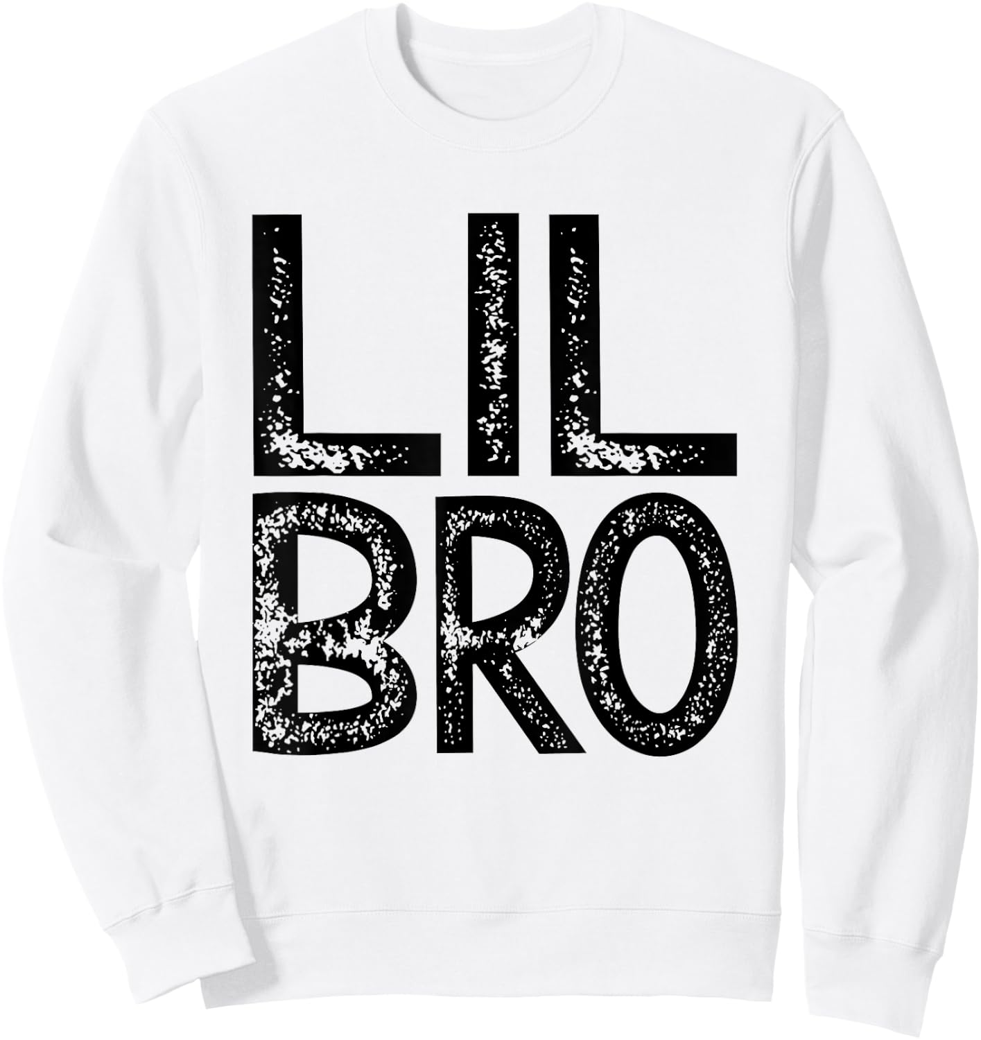 Lil Bro Brother Kleiner Bruder Geschenk Geburtstag Vintage Sweatshirt - Sweatshirt | White