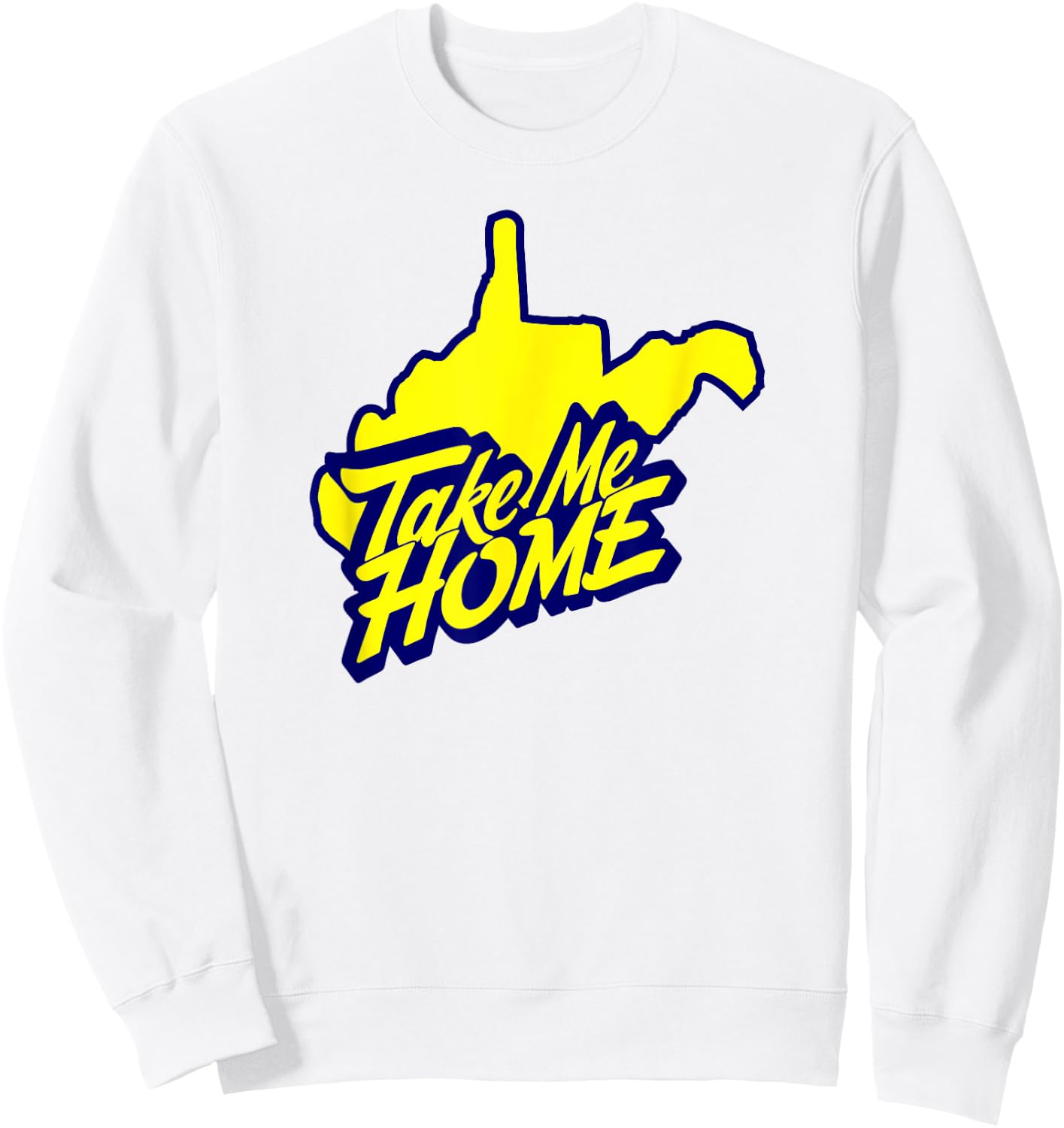 Take Me Home Wv Sweatshirt - Sweatshirt | White