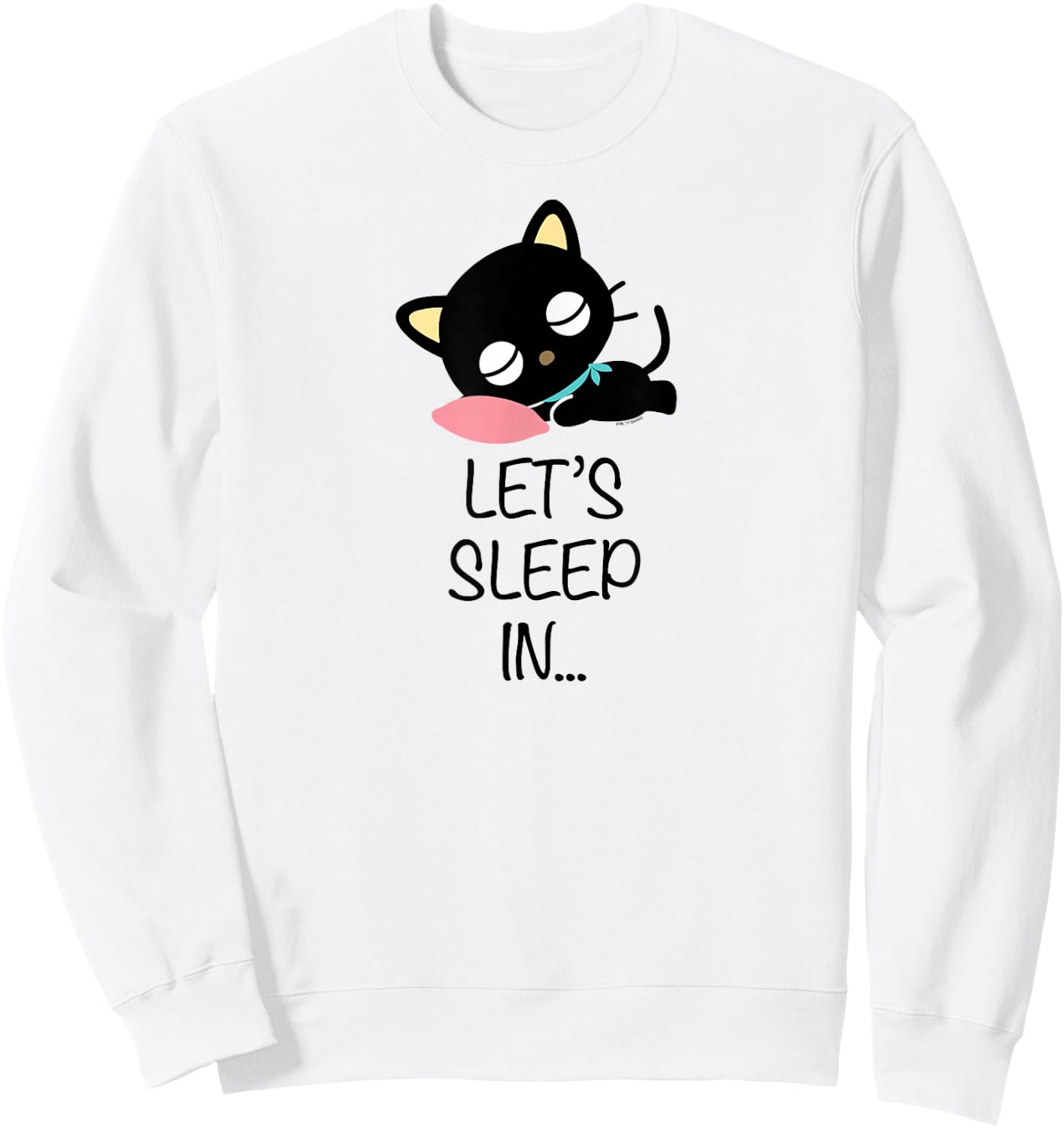 Chococat Let's Sleep in Sweatshirt - Sweatshirt | White