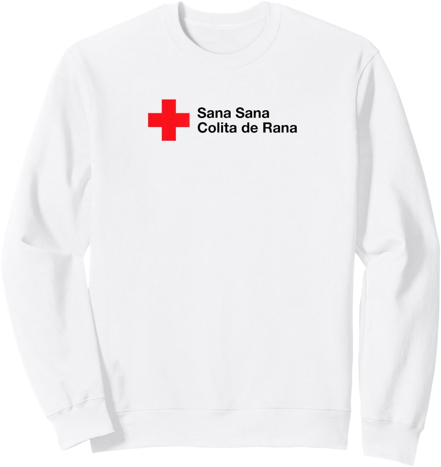 Petey Weedy: Sana Sana Colita de Rana Sweatshirt - Sweatshirt | White
