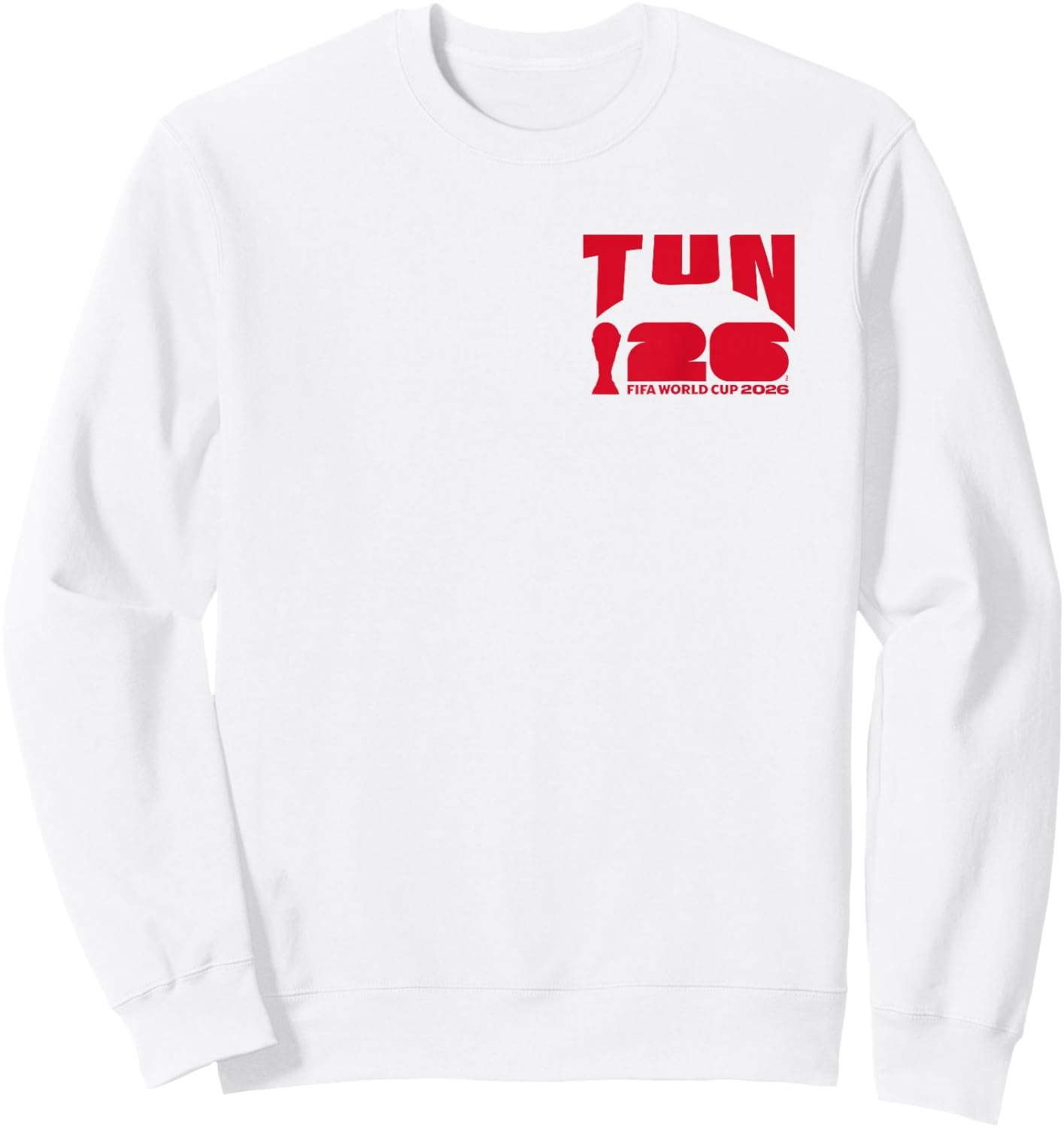 FIFA World CUP26 Tunisia Ball in Goal Sweatshirt - Sweatshirt | White