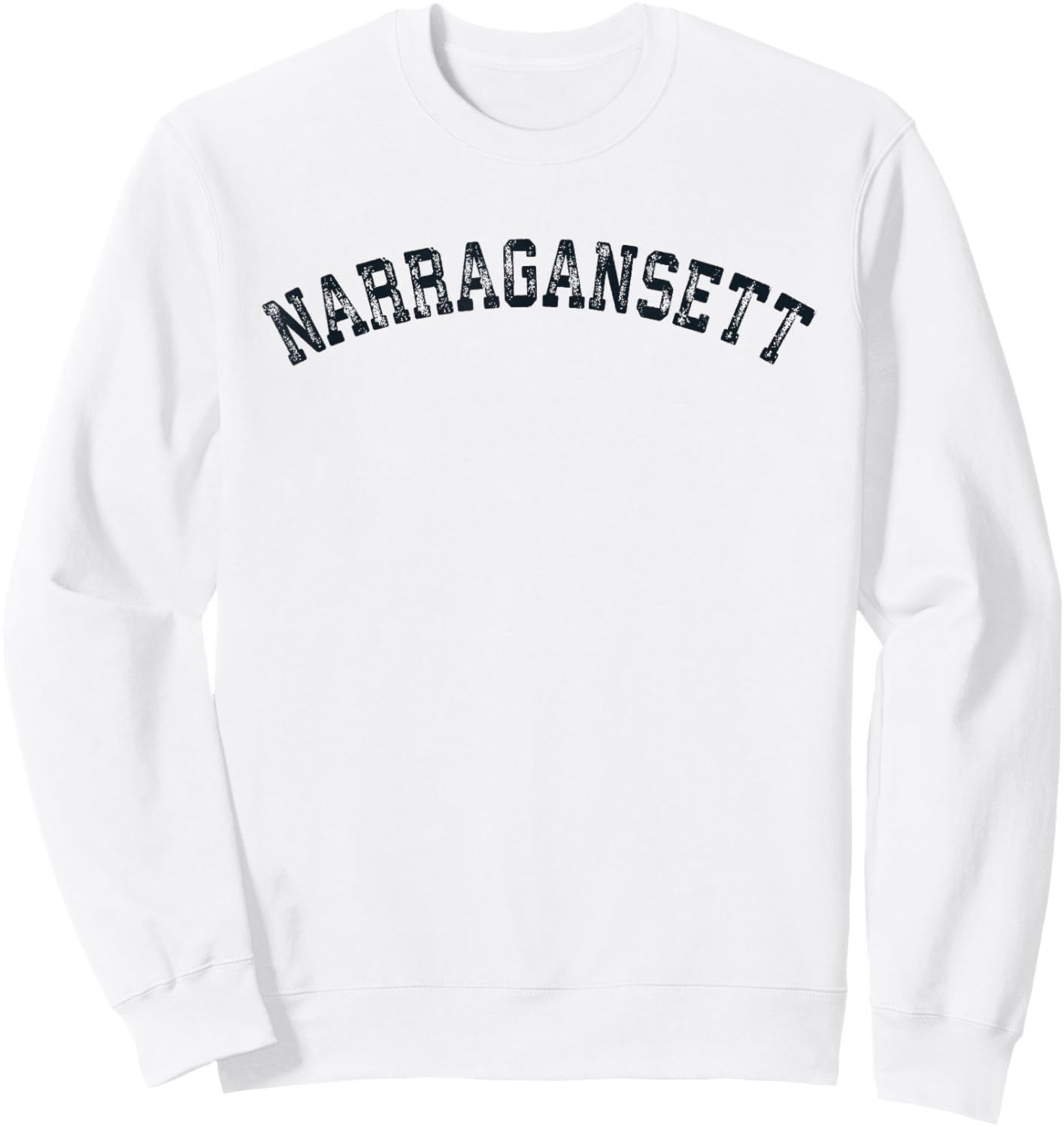 Vintage Narragansett RI T Shirt Scrum Old 401 Retro Sports T Sweatshirt - Sweatshirt | White