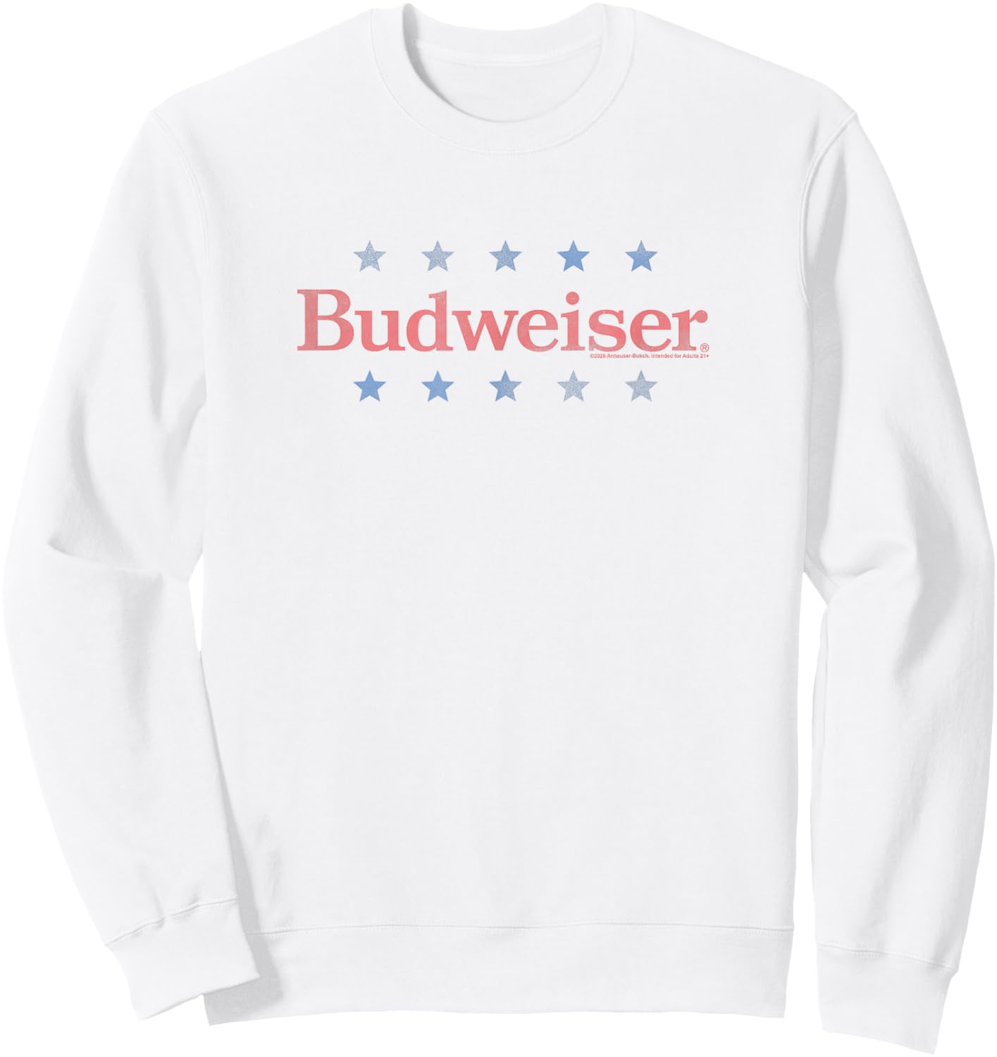 Budweiser - Bud Americana Tonal Washed Sweatshirt - Sweatshirt | White
