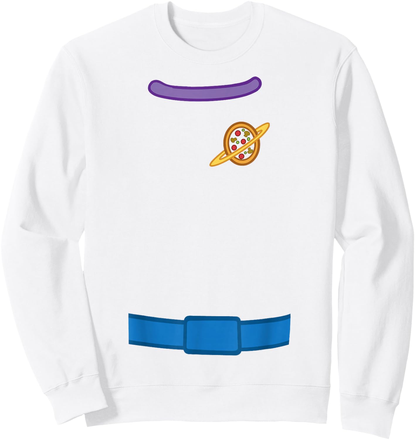 Disney child Classic Pixar Toy Story Alien Costume Halloween T Shirt, Blue, Small US Sweatshirt - Sweatshirt | White