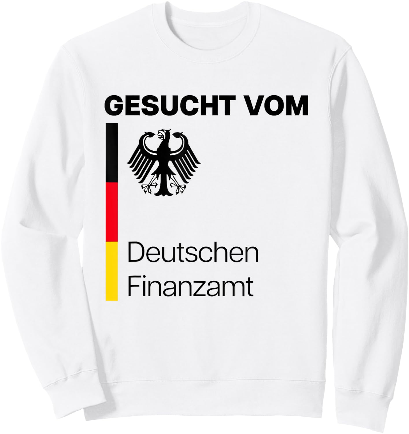 with German Financial Office, White Sweatshirt - Sweatshirt | White