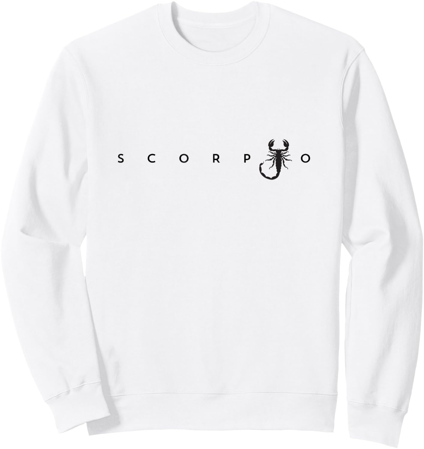 Scorpio Zodiac Horoscope Sweatshirt - Sweatshirt | White
