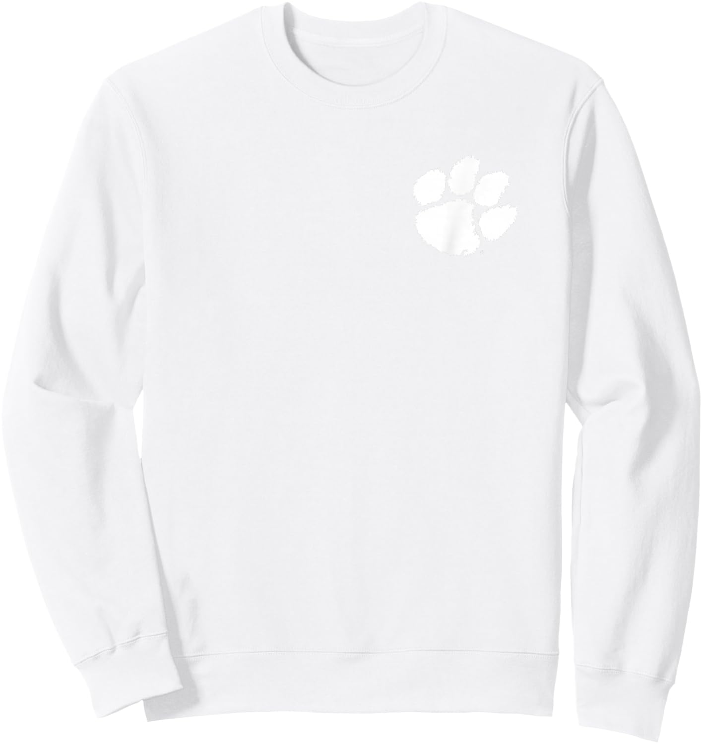 Clemson Tigers Front/Back Death Valley Orange Licensed Sweatshirt - Sweatshirt | White