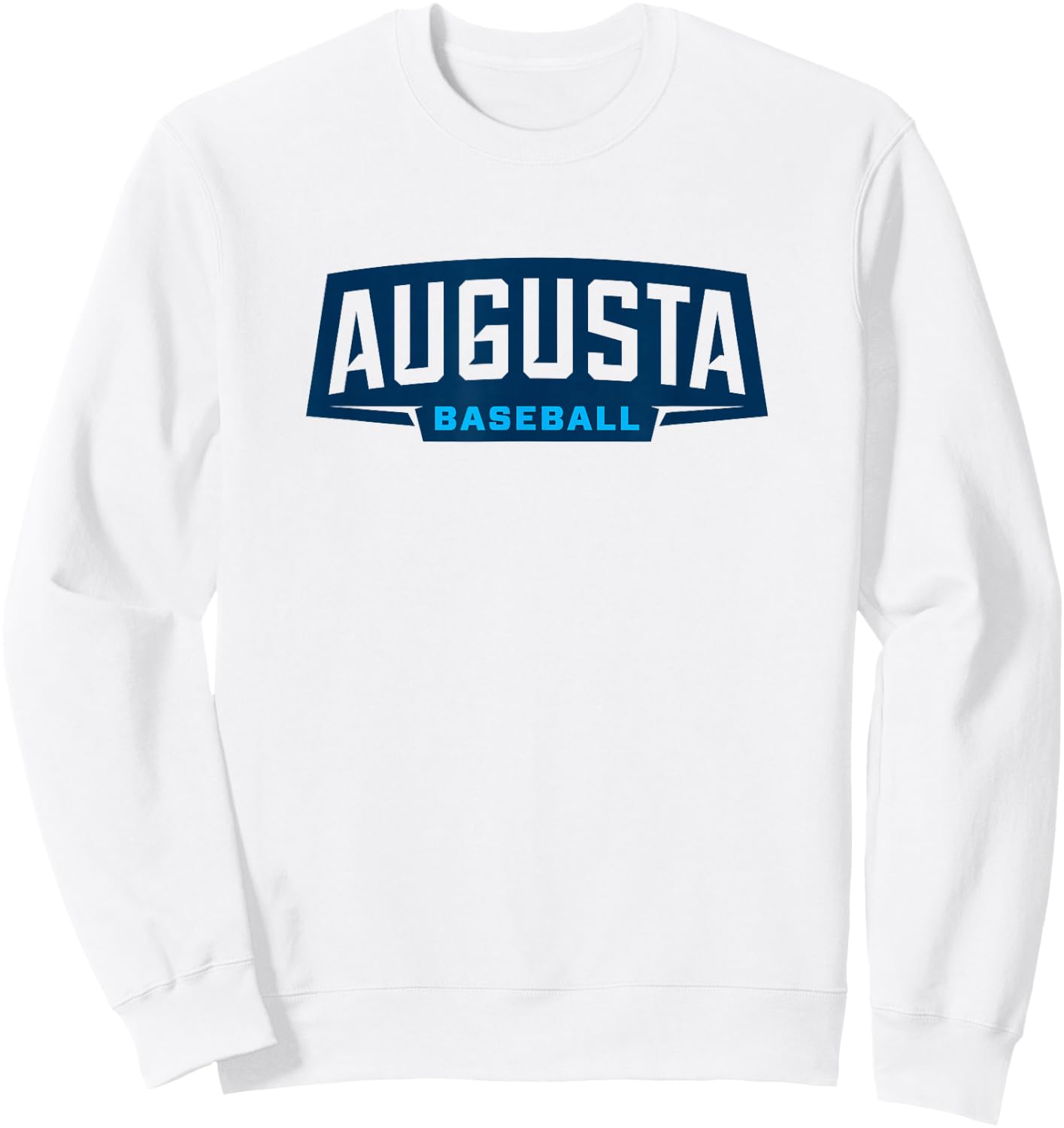 Augusta University Jaguars Premium Collegiate Baseball Sweatshirt - Sweatshirt | White