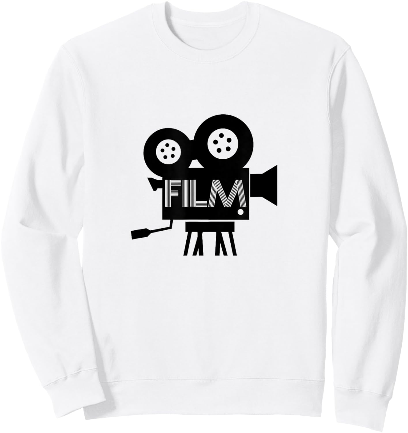 Film Fanatic Cinema Movie Lover Retro Sweatshirt - Sweatshirt | White