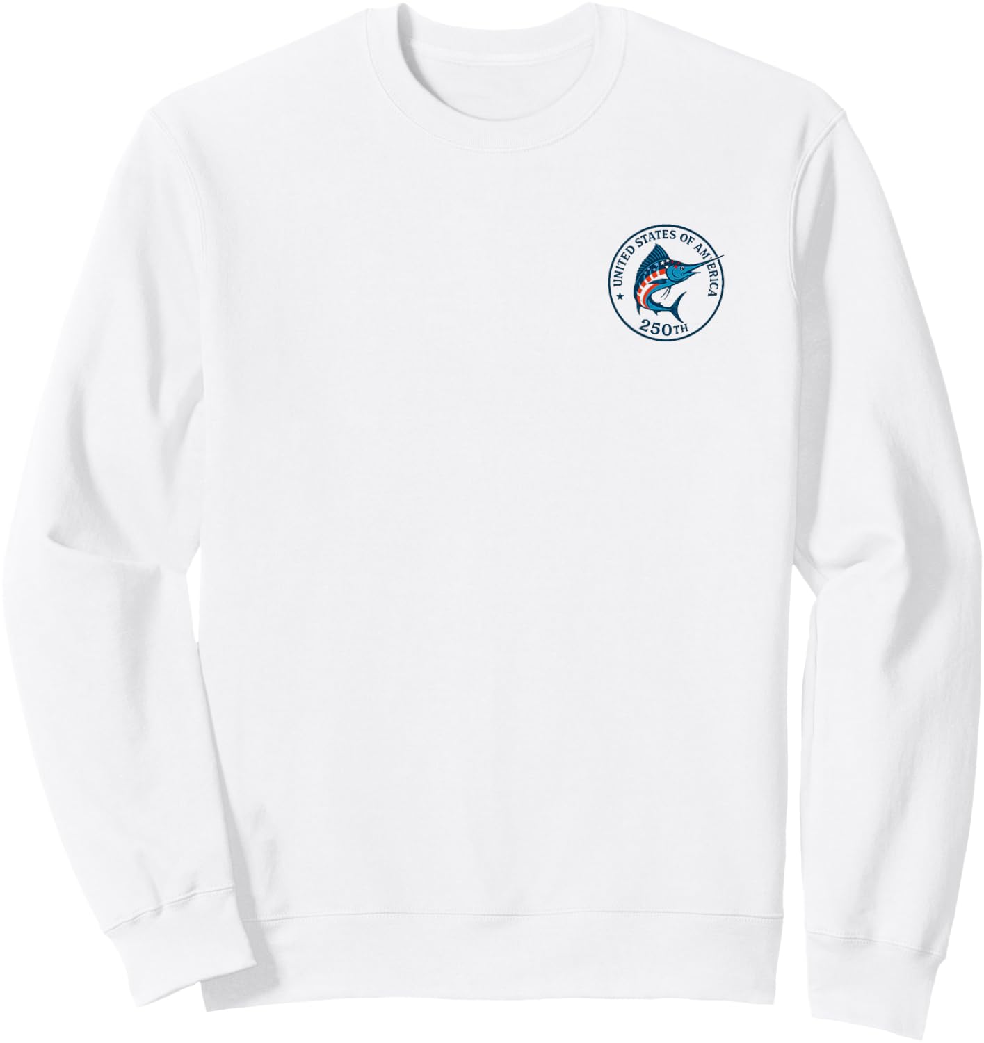 God Bless America/July 4th/ USA Designs/Red White and Blue Sweatshirt - Sweatshirt | White