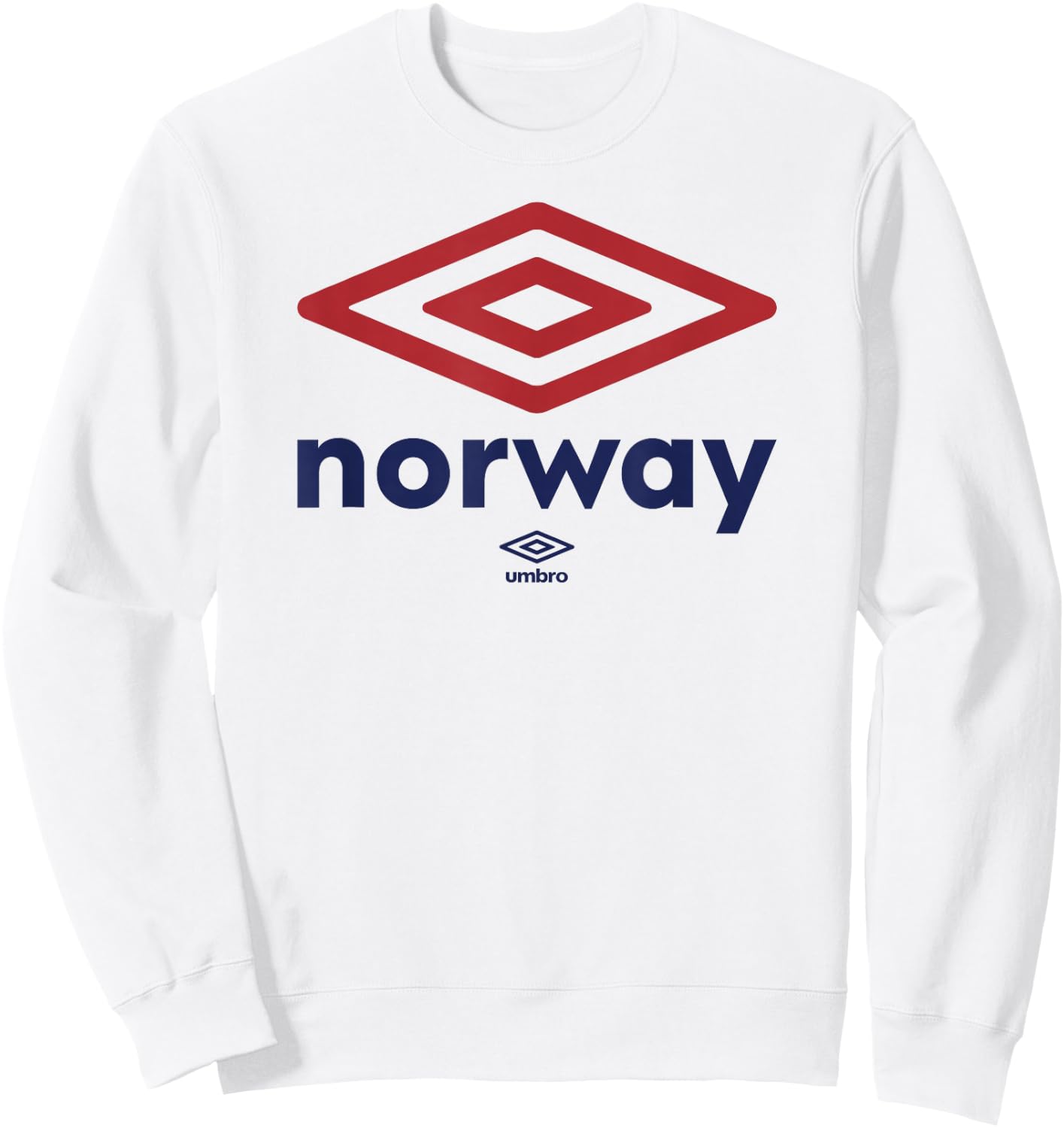 Umbro International Soccer Diamond Norway Logo Sweatshirt - Sweatshirt | White