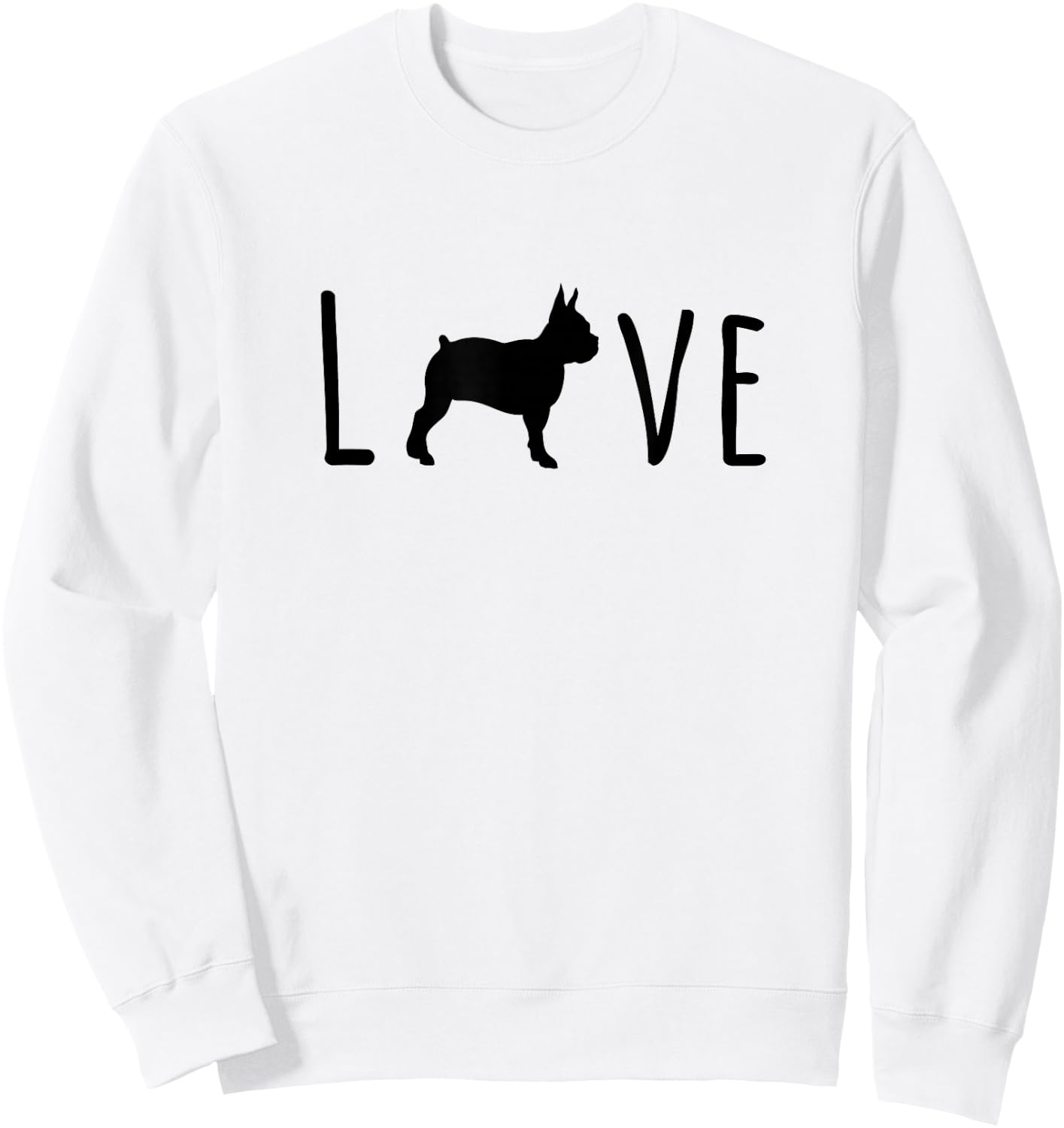Boston Terrier - Bostie - Dog Dad Mom Pet Sweatshirt - Sweatshirt | White