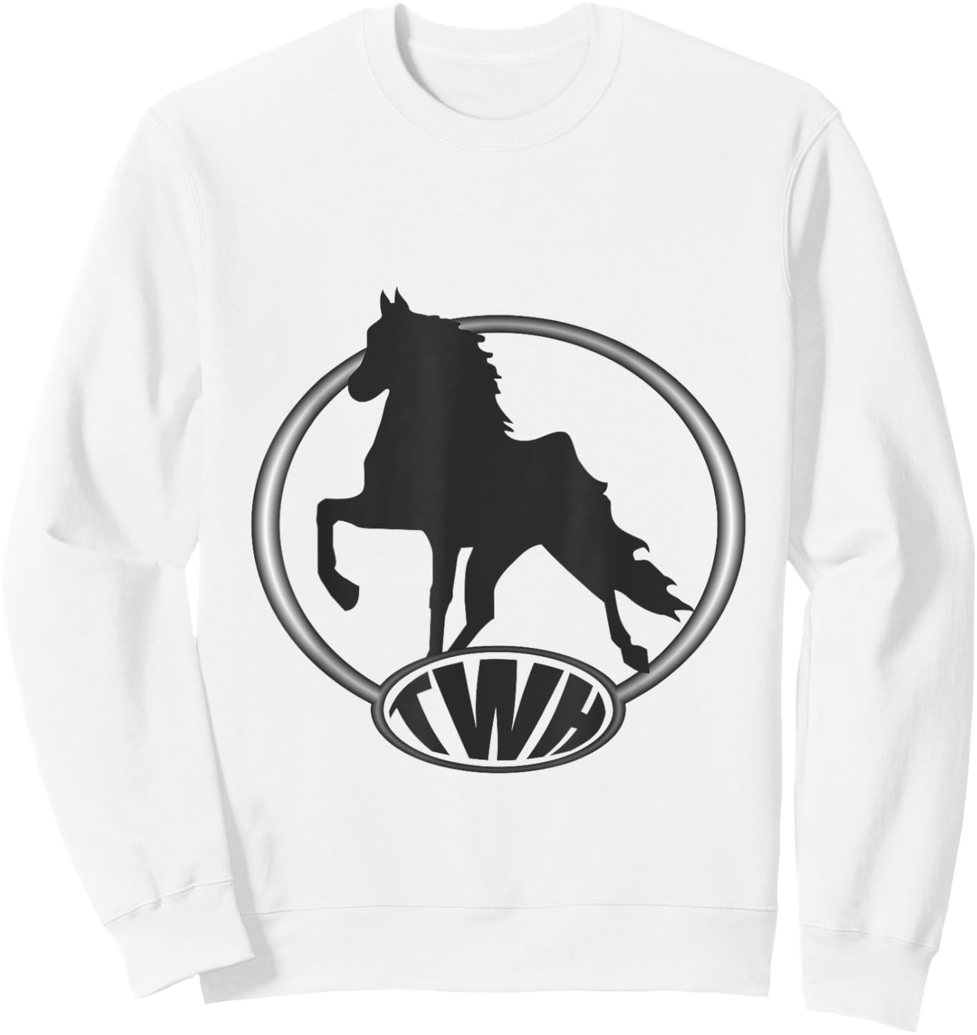 TWH Tennessee Walking Horse Equestrian Trending Horses Sweatshirt - Sweatshirt | White