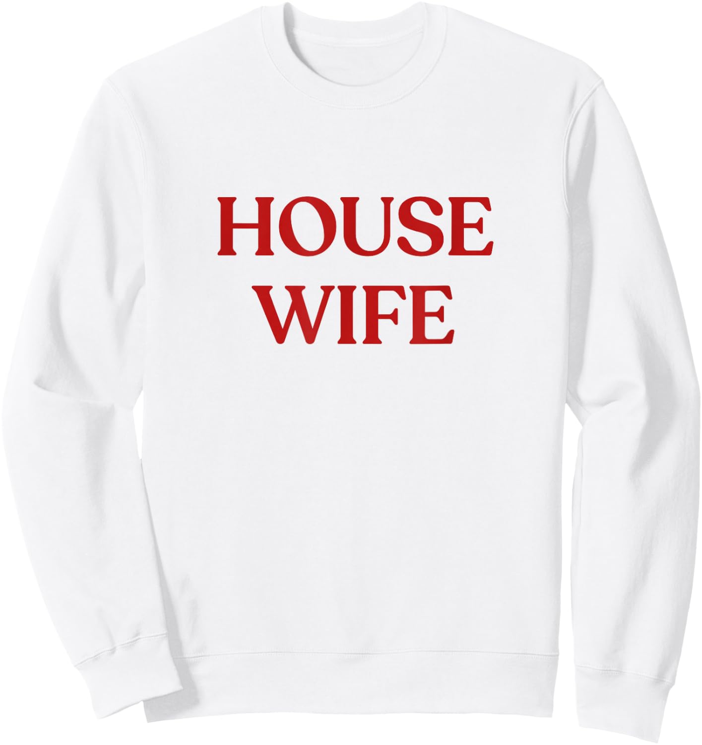 House Wife Y2K Aesthetic Trendy EDM Rave House Music Sweatshirt - Sweatshirt | White