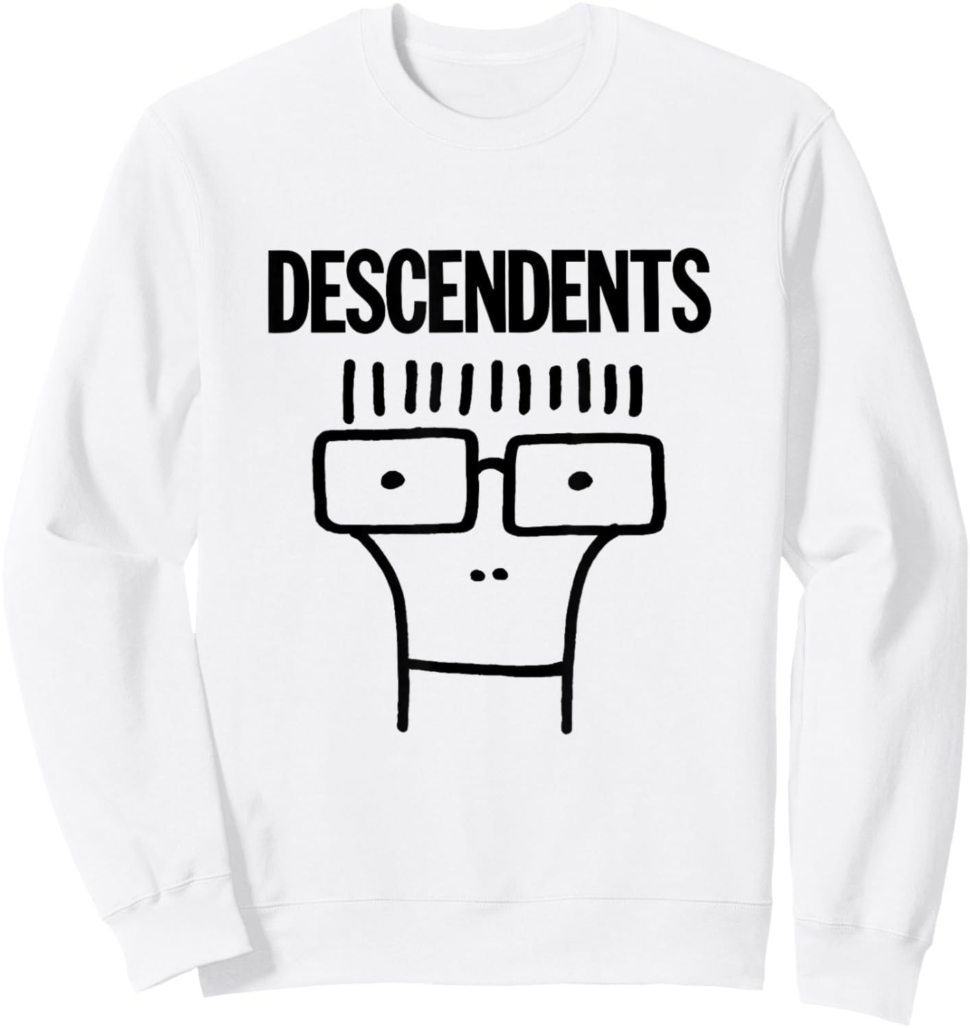Descendents - Official Merchandise - Milo Outline Sweatshirt - Sweatshirt | White