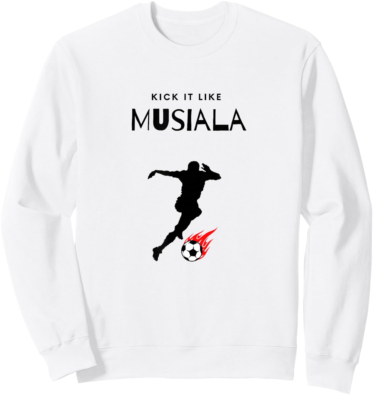 Kick it like MUSIALA Sweatshirt - Sweatshirt | White