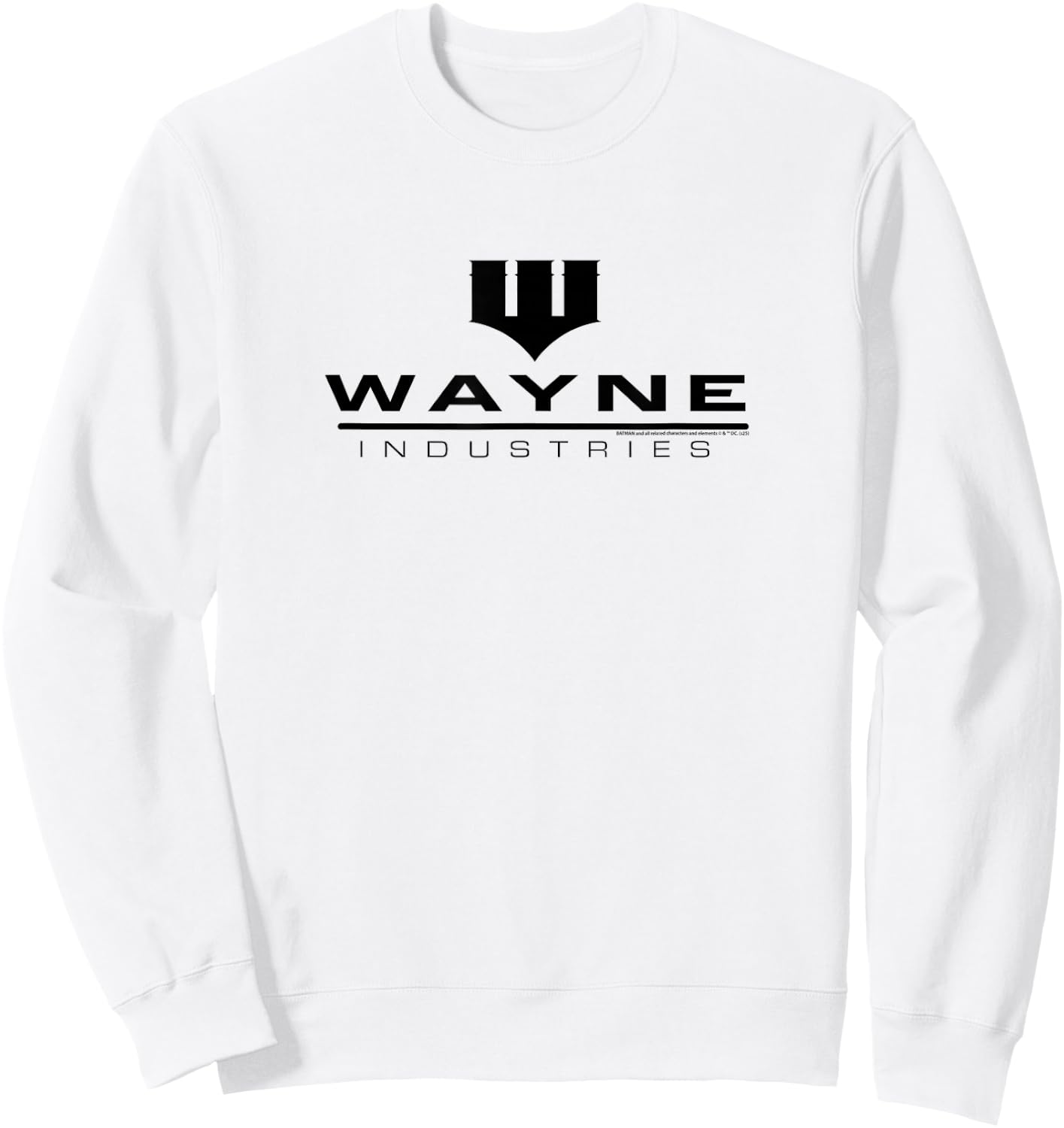 Batman Wayne Industries Logo , grey, S Sweatshirt - Sweatshirt | White