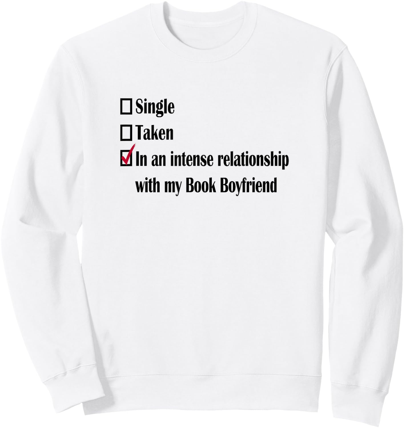 Romantasy Dark Romance Book Boyfriend Shadow Daddy Lover Sweatshirt - Sweatshirt | White