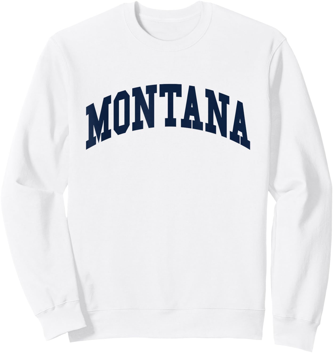 MONTANA - Throwback Design - Classic Sweatshirt - Sweatshirt | White