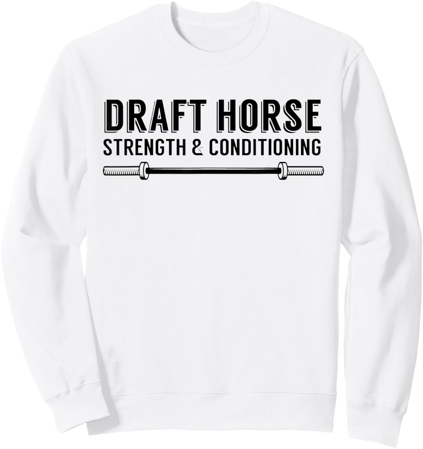 Draft Horse Sweatshirt - Sweatshirt | White