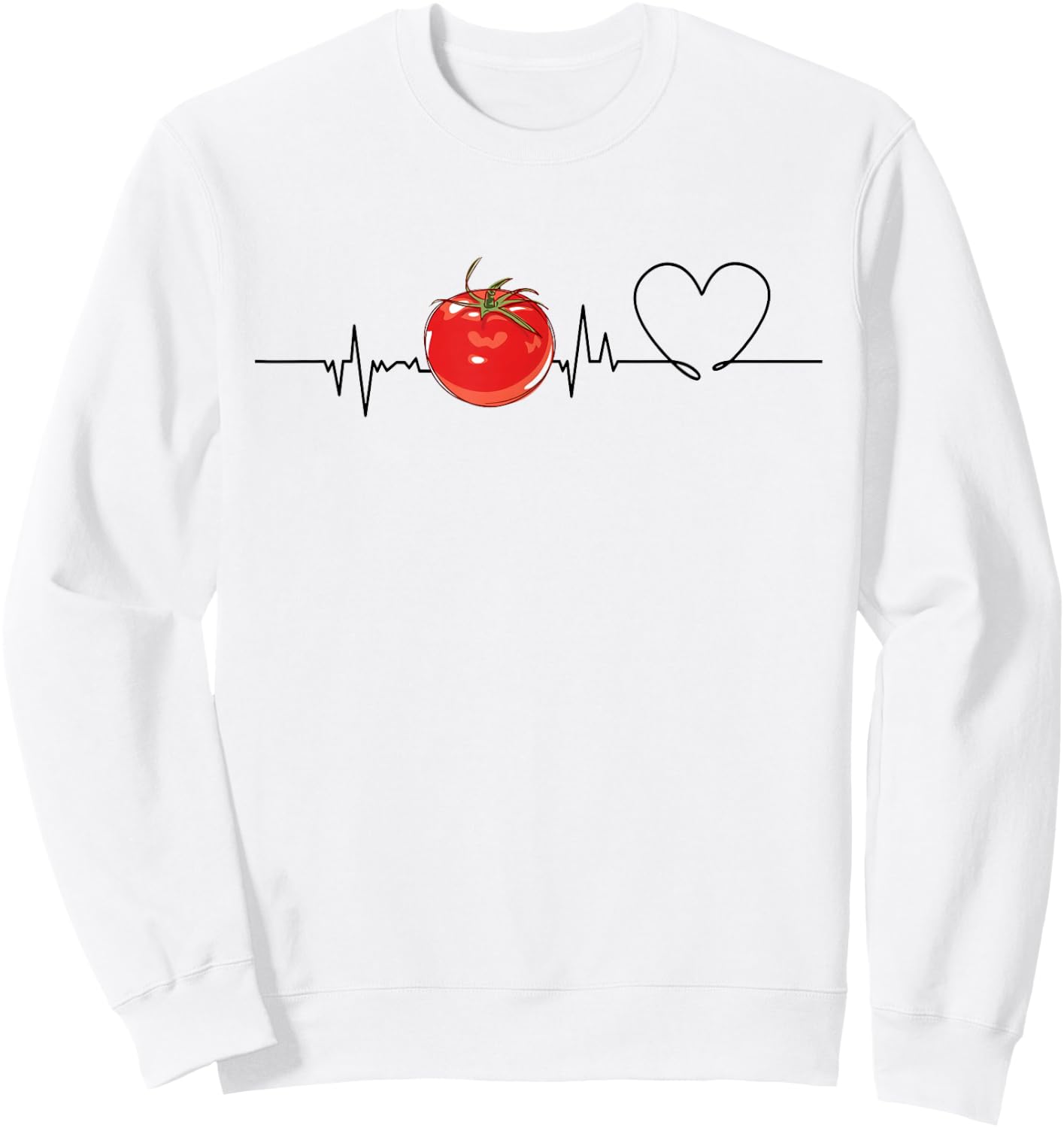 Love tomato Women Shirt tomato Lovers for kids, girl and men Sweatshirt - Sweatshirt | White