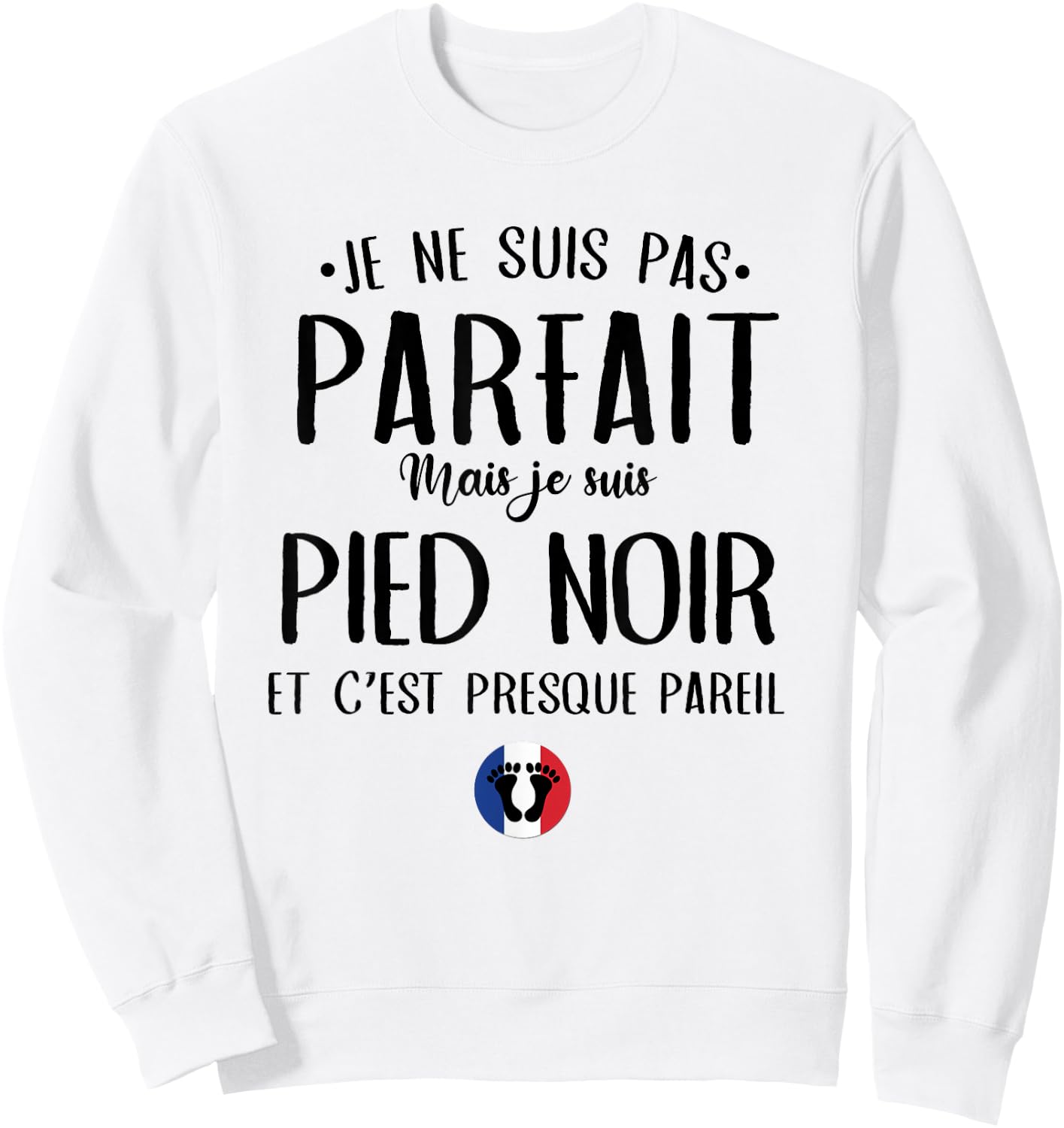 Gift Original Grandpa Granny Black Feet , white, S Sweatshirt - Sweatshirt | White