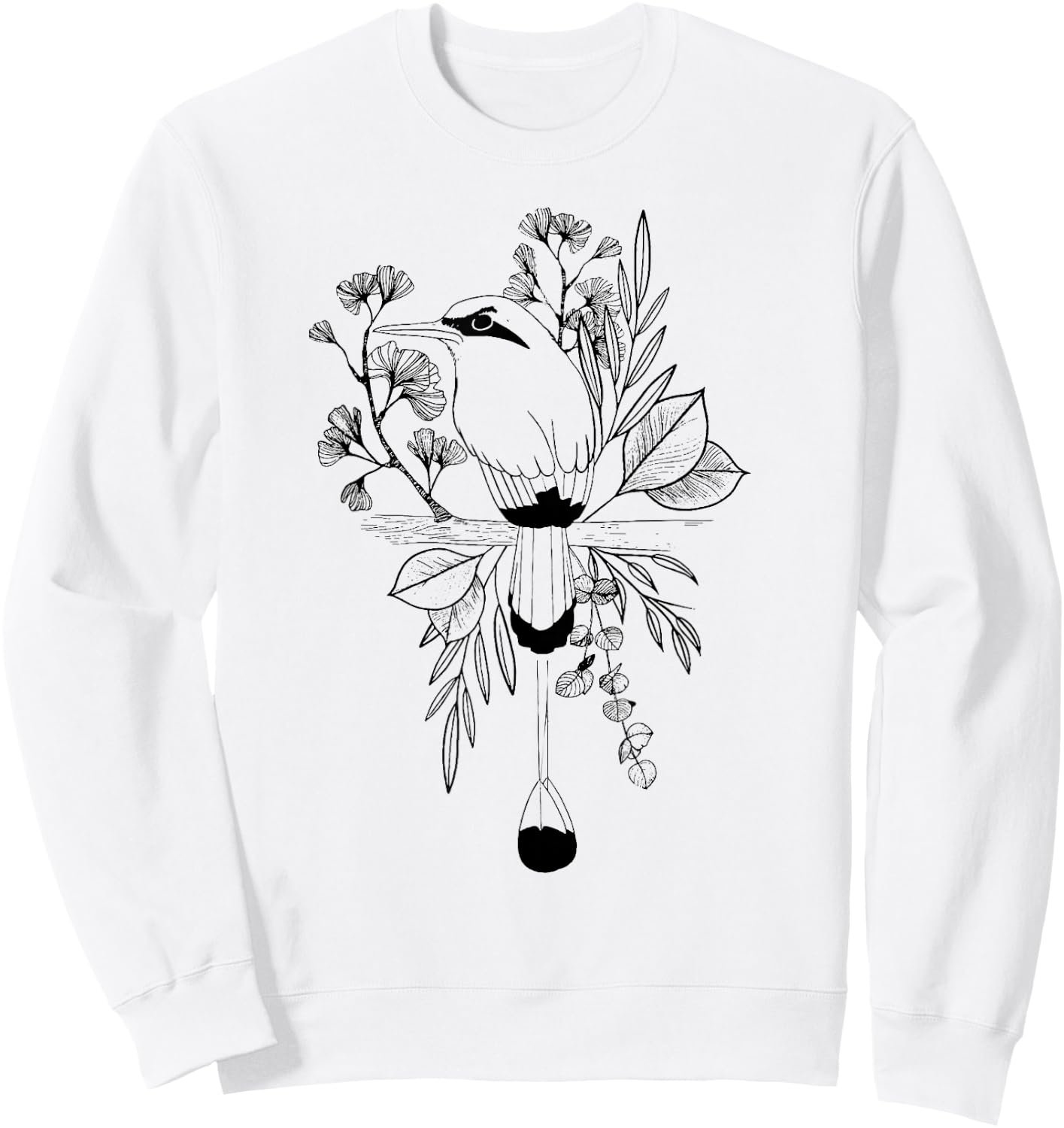 Torogoz bird Ave nacional El Salvador Nicaragua illustration Sweatshirt - Sweatshirt | White