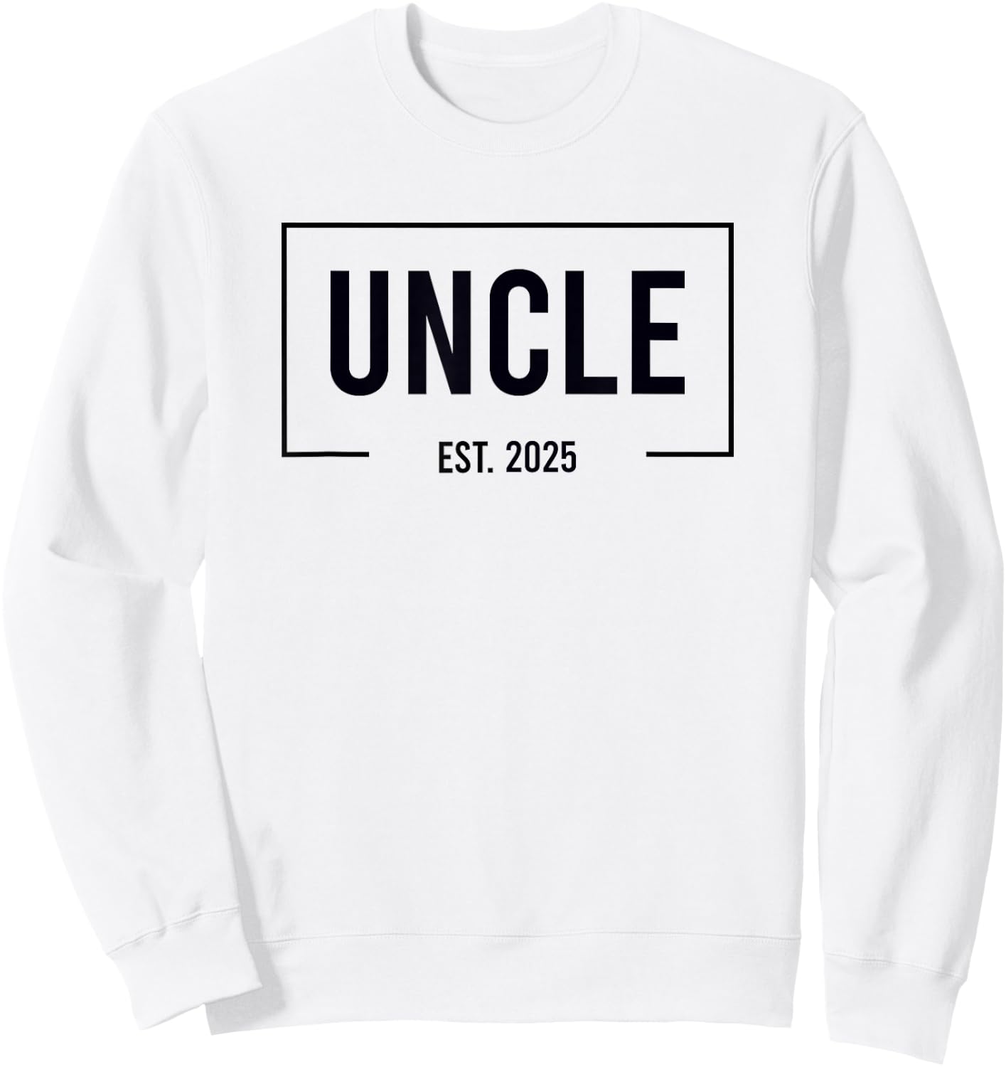 Uncle Est. 2025 Logo Onkel Loading New Uncle Sweatshirt - Sweatshirt | White