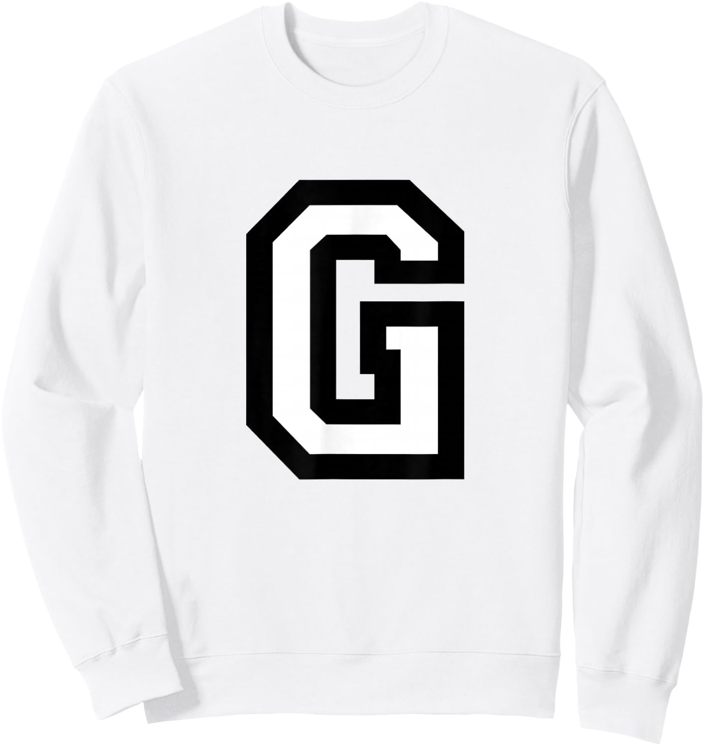 Letter G (White) G Sweatshirt - Sweatshirt | White