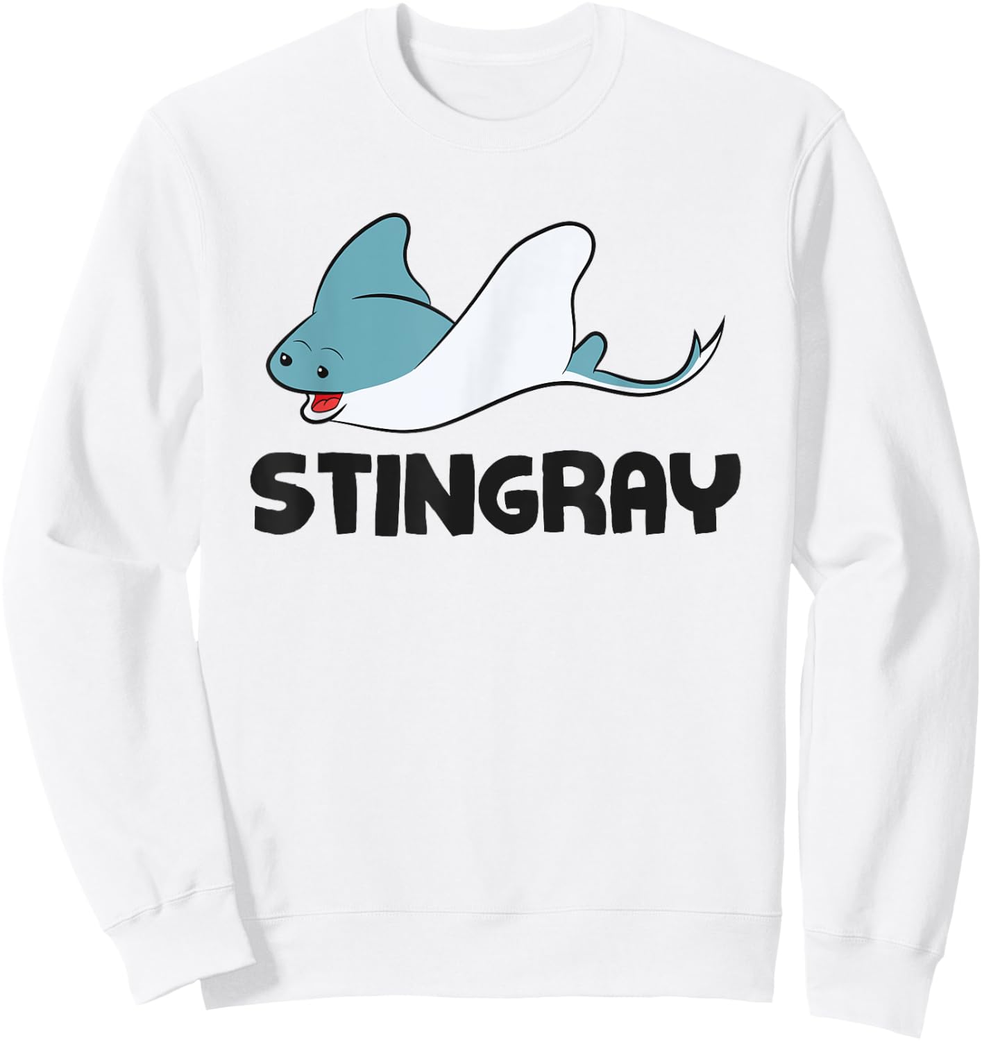 Stingray Ocean Sharks Love Stingrays Sweatshirt - Sweatshirt | White