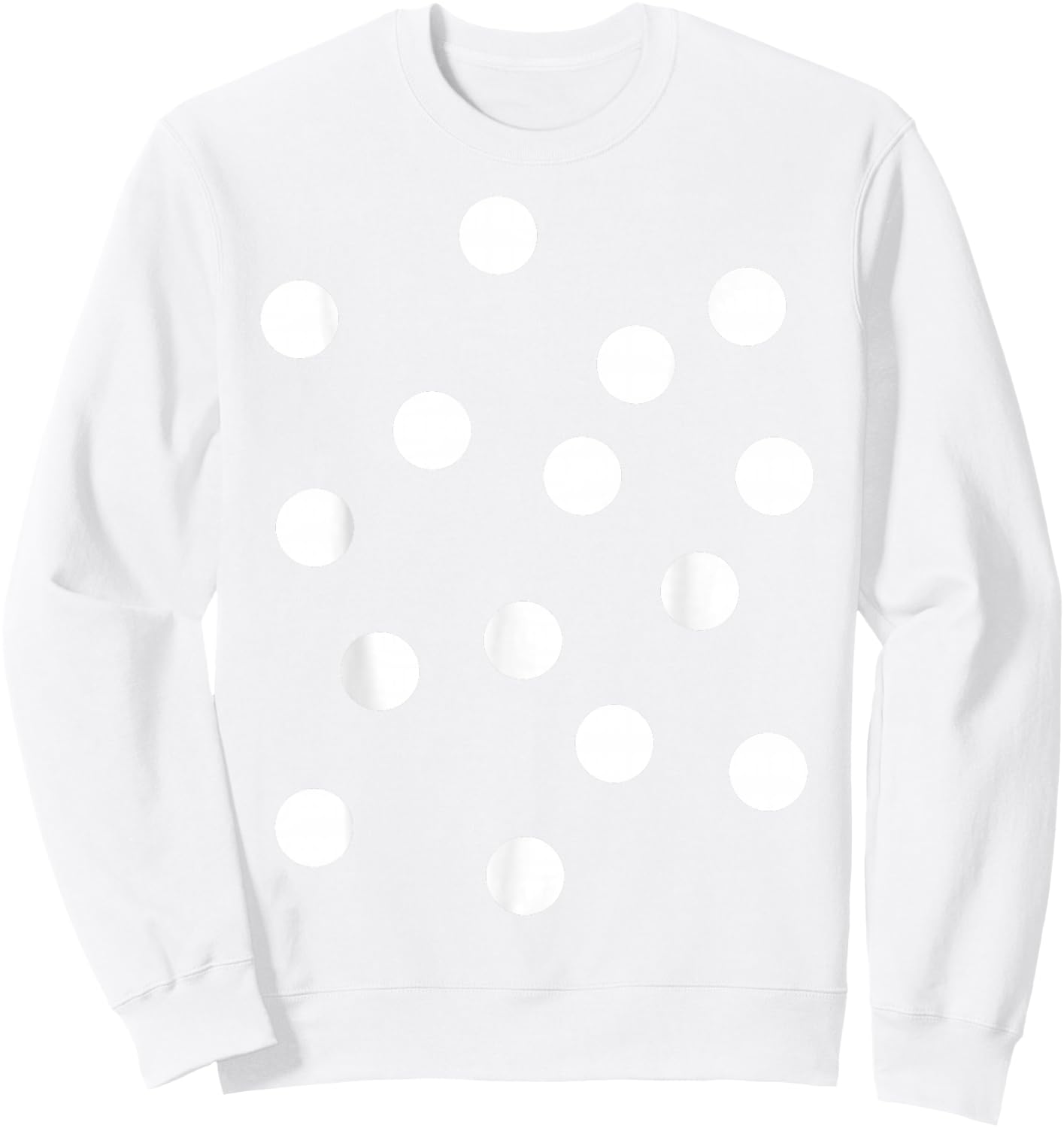 Toadstool Costume Mushroom White Dots Women Men Women , red Sweatshirt - Sweatshirt | White