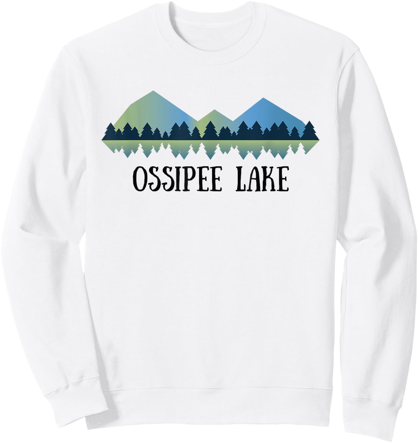 Lake Ossipee NH | New Hampshire Shirt Sweatshirt - Sweatshirt | White
