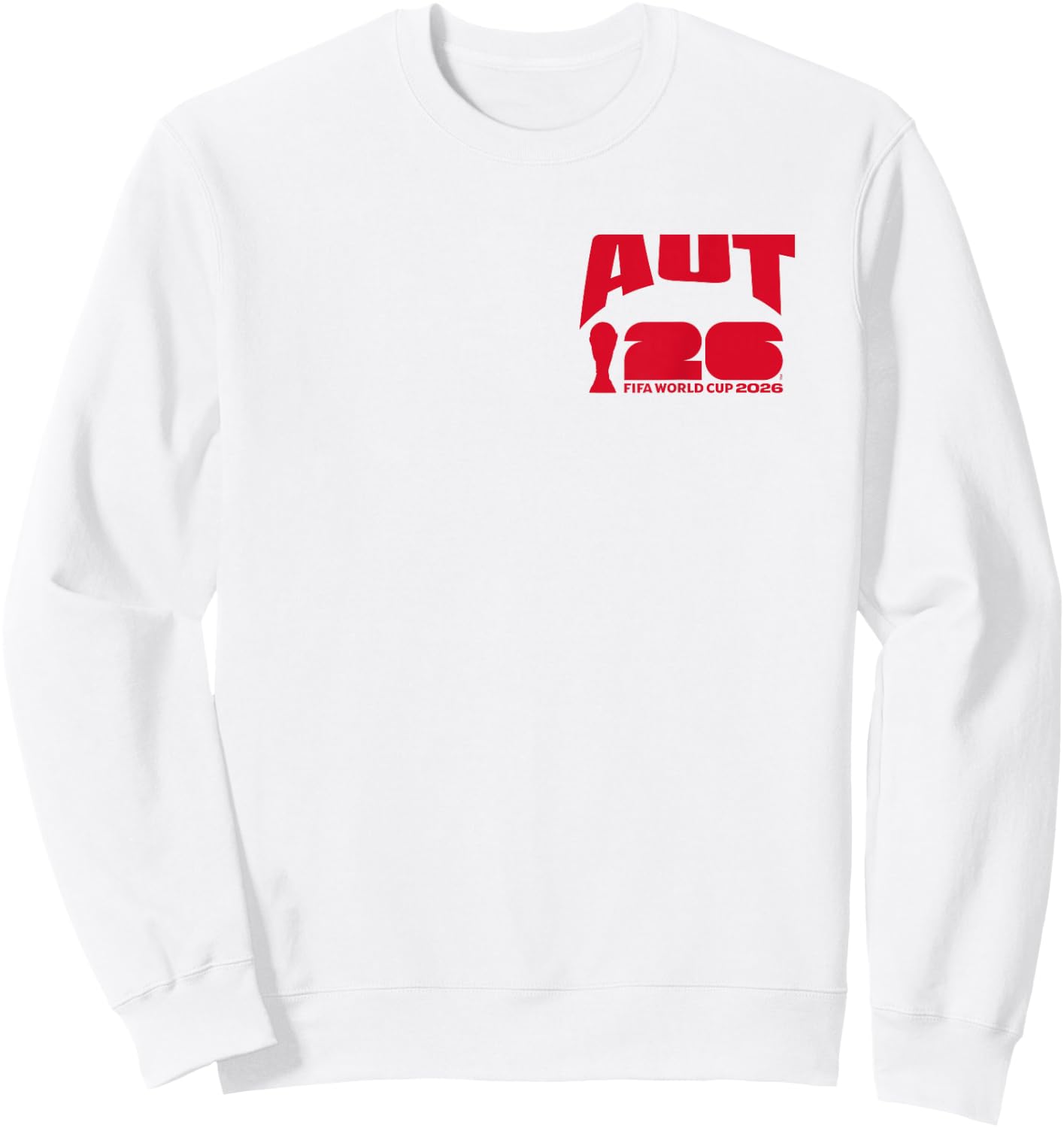 FIFA World CUP26 Österreich Ball im Tor Sweatshirt - Sweatshirt | White
