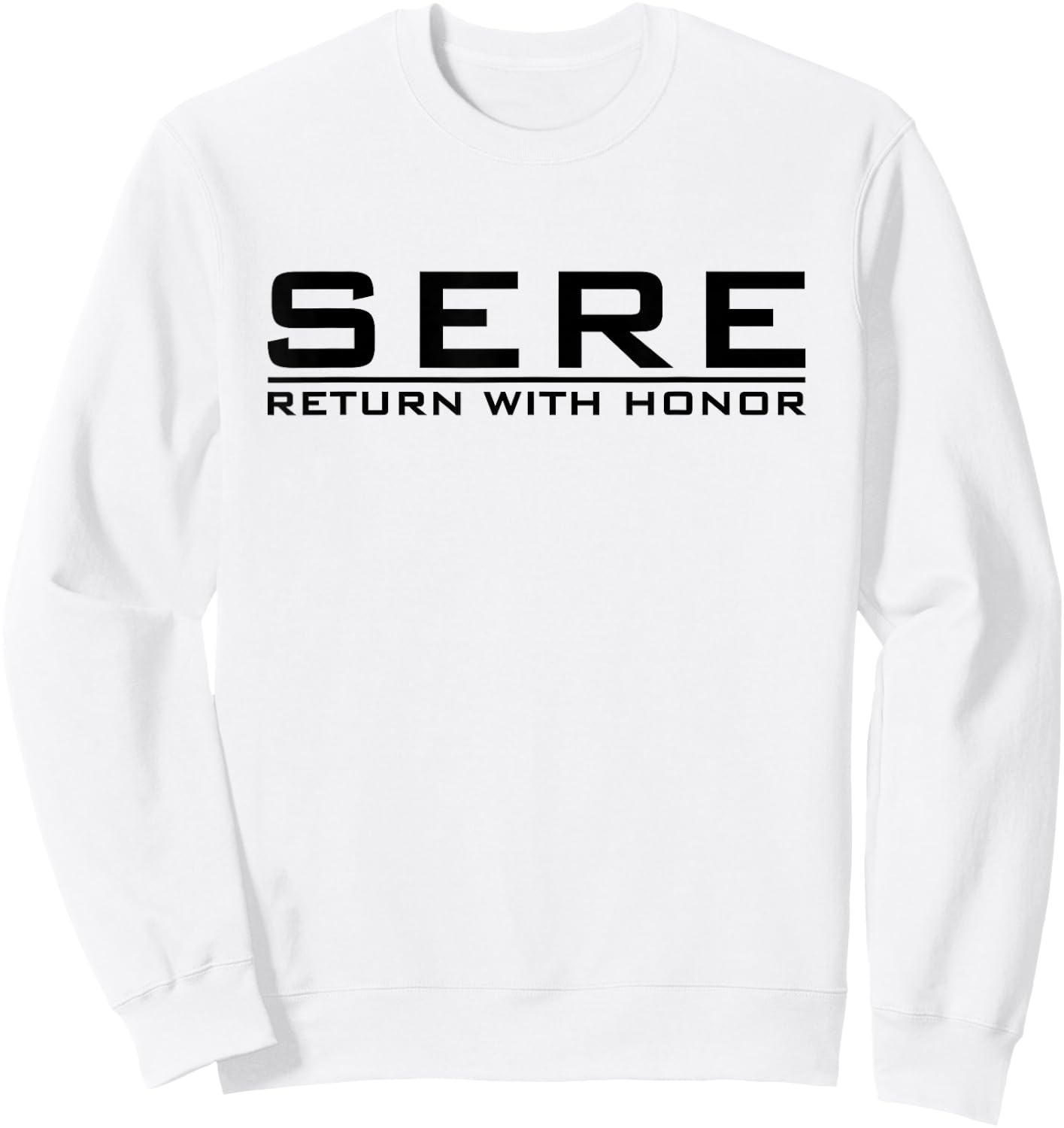 SERE Survival Evasion Resistance & Escape Military Training Sweatshirt - Sweatshirt | White
