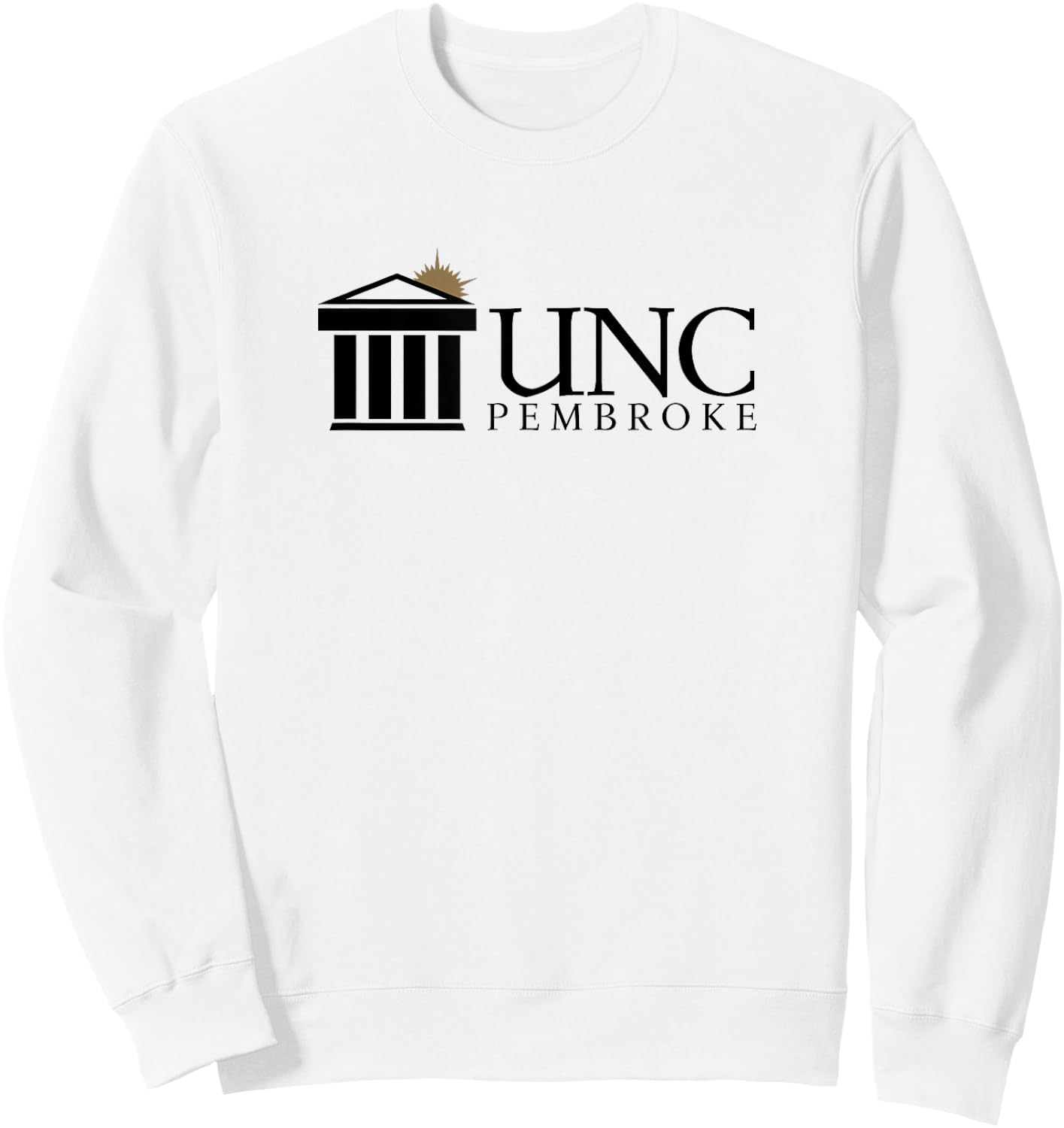 UNCP Braves Apparel Sports Fan Sweatshirt - Sweatshirt | White