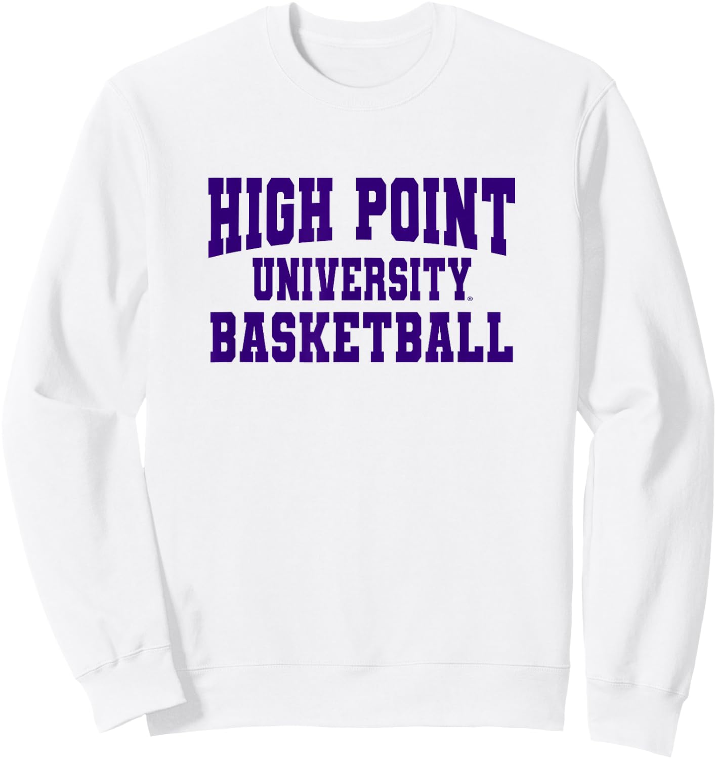 High Point Panthers University Basketball Sports Fan Sweatshirt - Sweatshirt | White