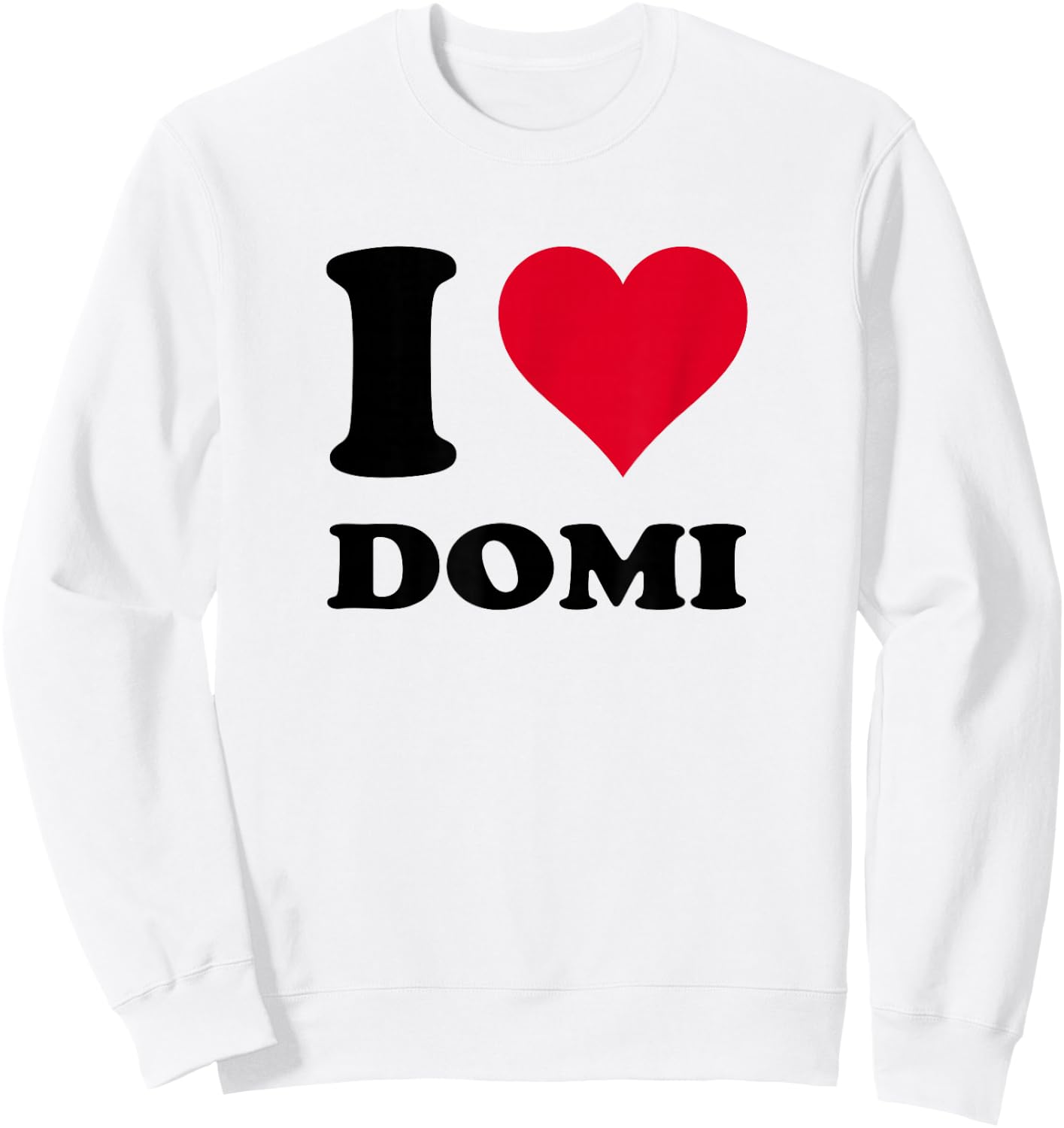 J'aime Domi Sweatshirt - Sweatshirt | White