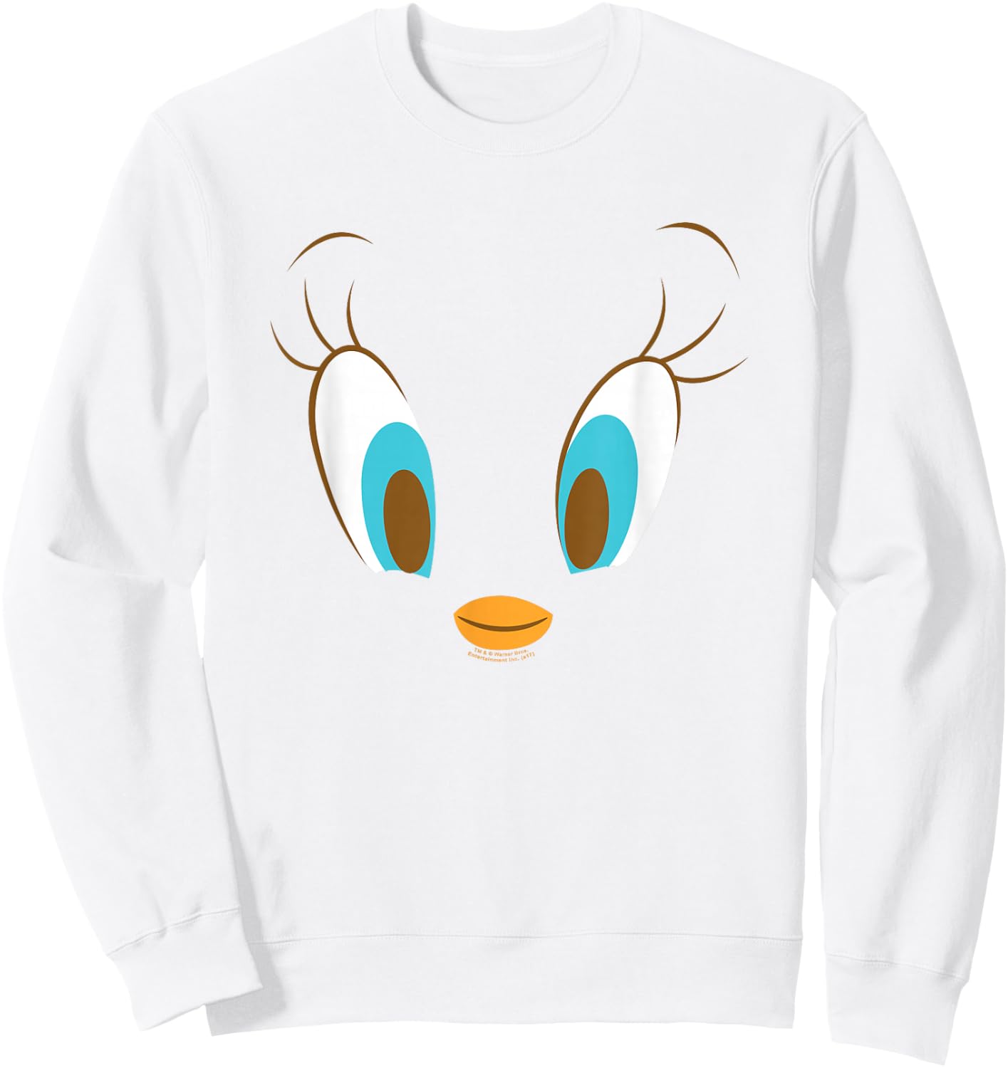 Looney Tunes Tweety Head Sweatshirt - Sweatshirt | White
