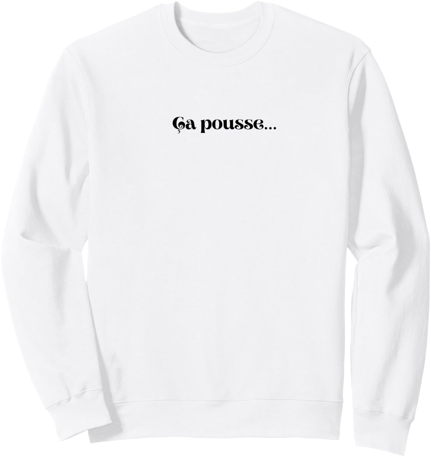 that measures the length of the hair. Long hair , white, S Sweatshirt - Sweatshirt | White