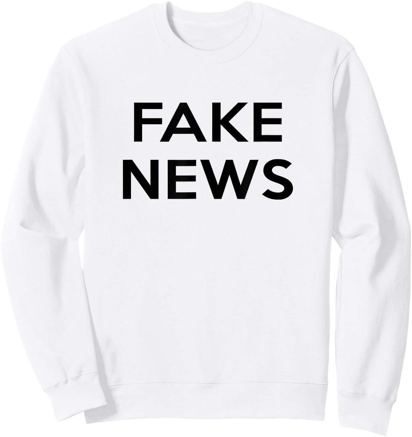 FAKE NEWS Trump den Weg, blue Sweatshirt - Sweatshirt | White
