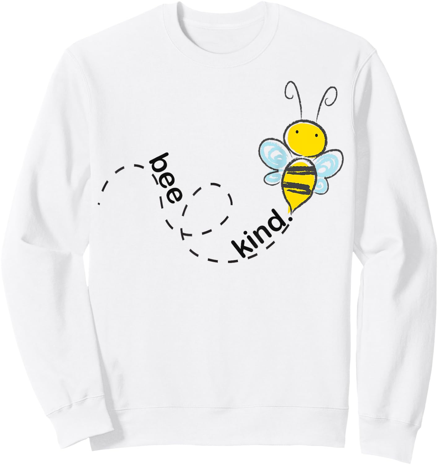 Perfect Be Kind Shirt Funny Save the Bee Kind T Shirt Gift Sweatshirt - Sweatshirt | White
