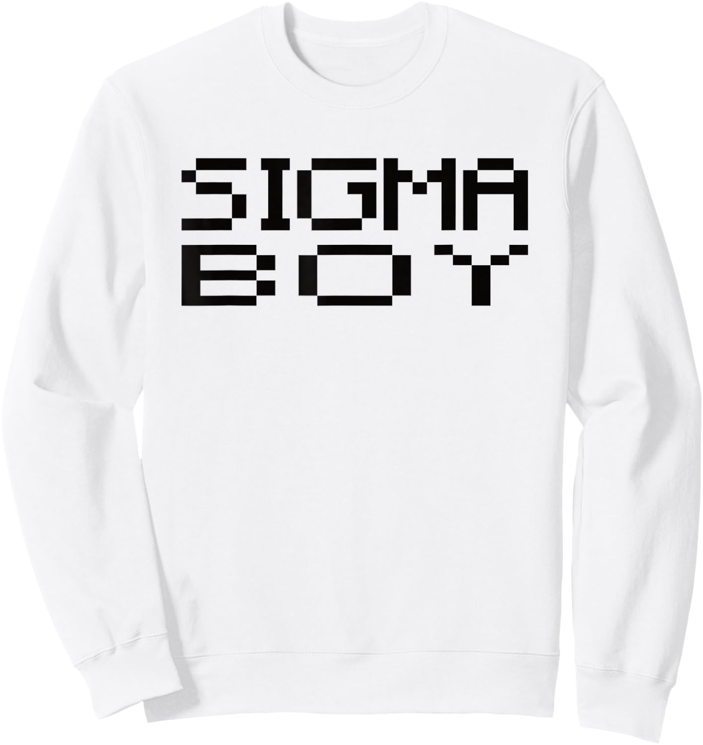Sigma Boy – Sigma Design Trendy Motivational Men's , grey, S Sweatshirt - Sweatshirt | White