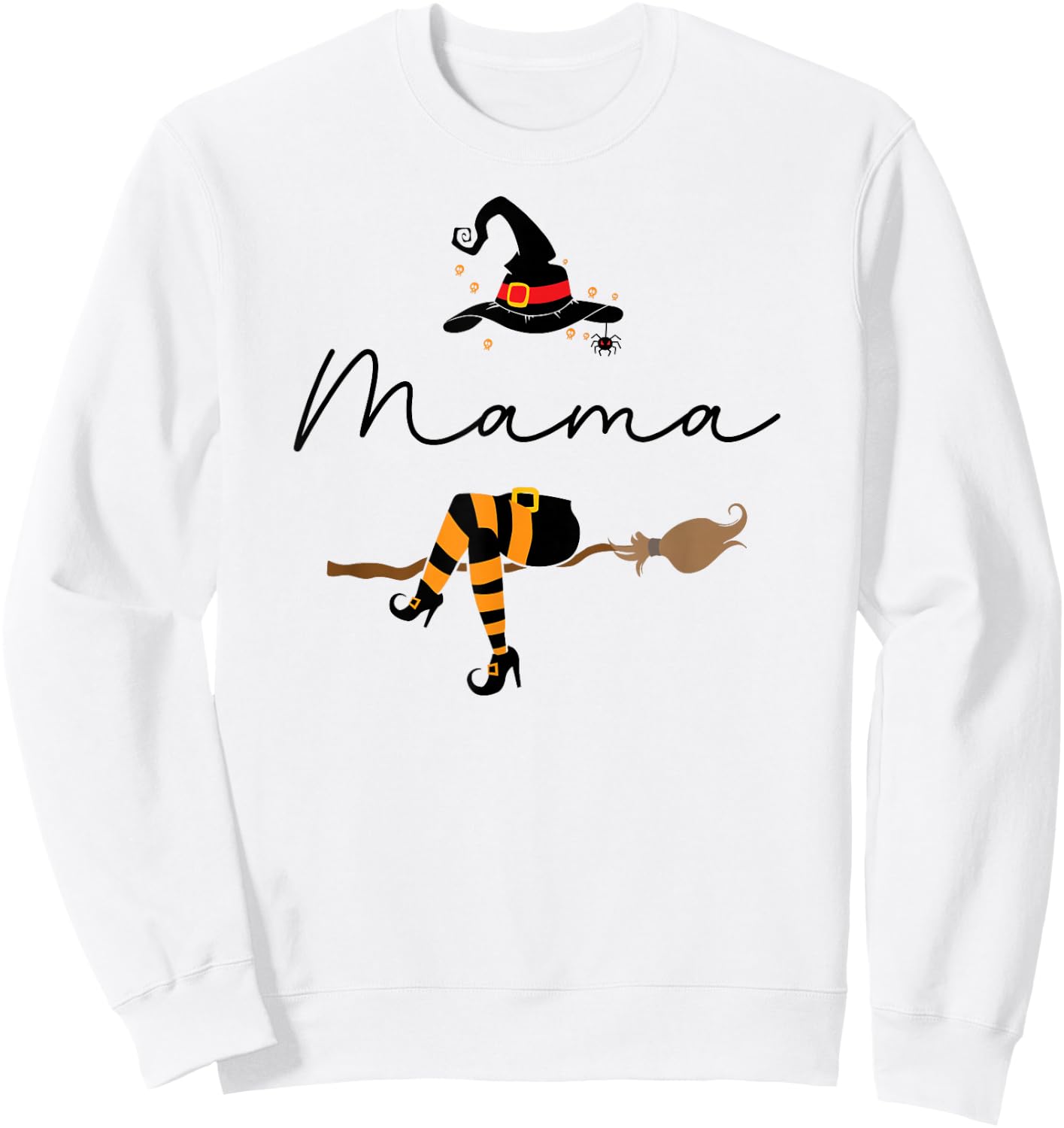 Mama Tocher Partnerlook Mutter Tochter Outfit Halloween Hexe Sweatshirt - Sweatshirt | White